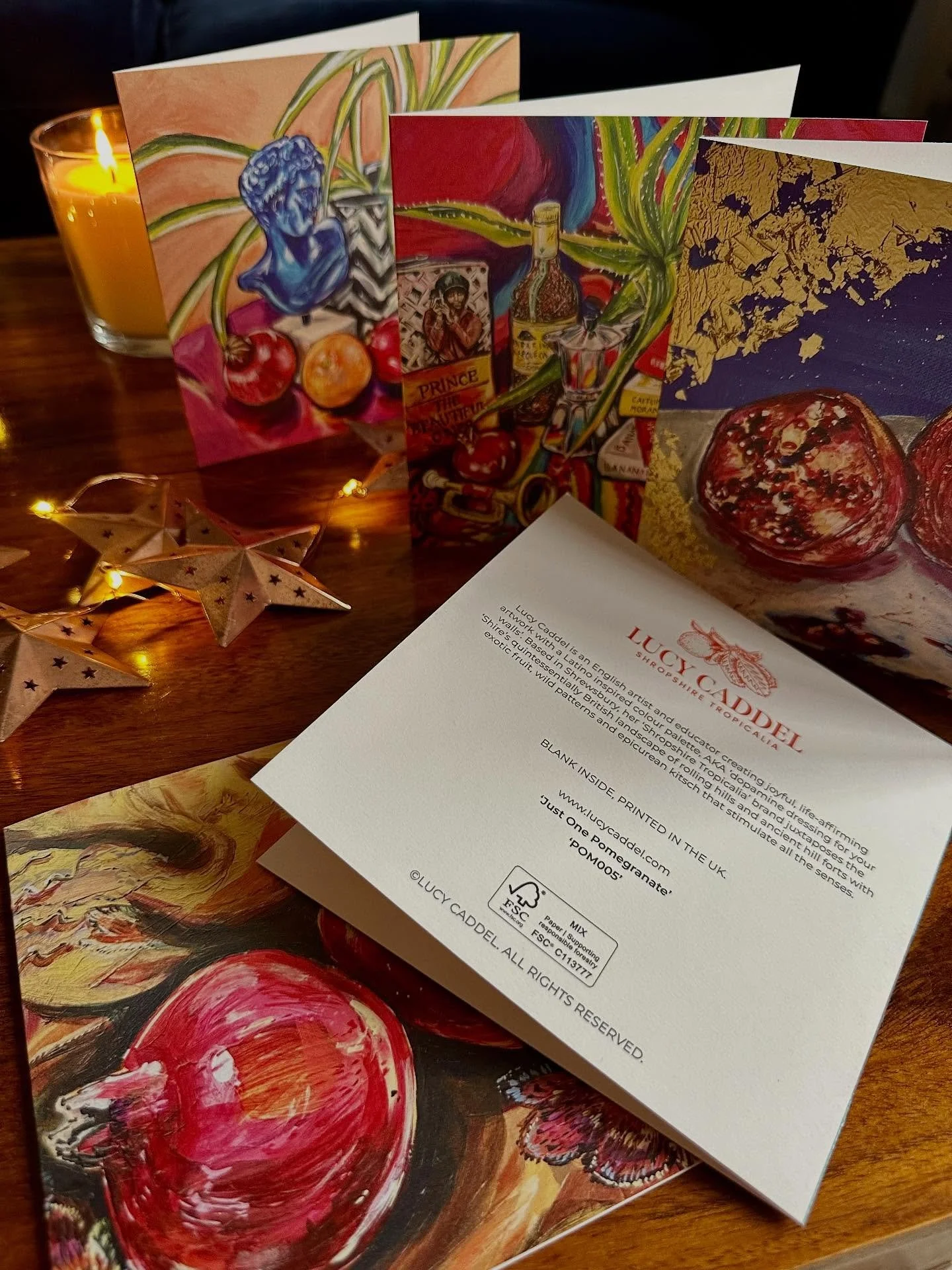 You asked- we delivered! Brand spanking noo π΄ π©Έ pomegranate cards *just in time* for my solo show ‘The Pomegranate’s Legacy’ @soultonhall on November 8th (ticket link for the opening in bio) and ah-hem well err πβοΈ is coming &hel