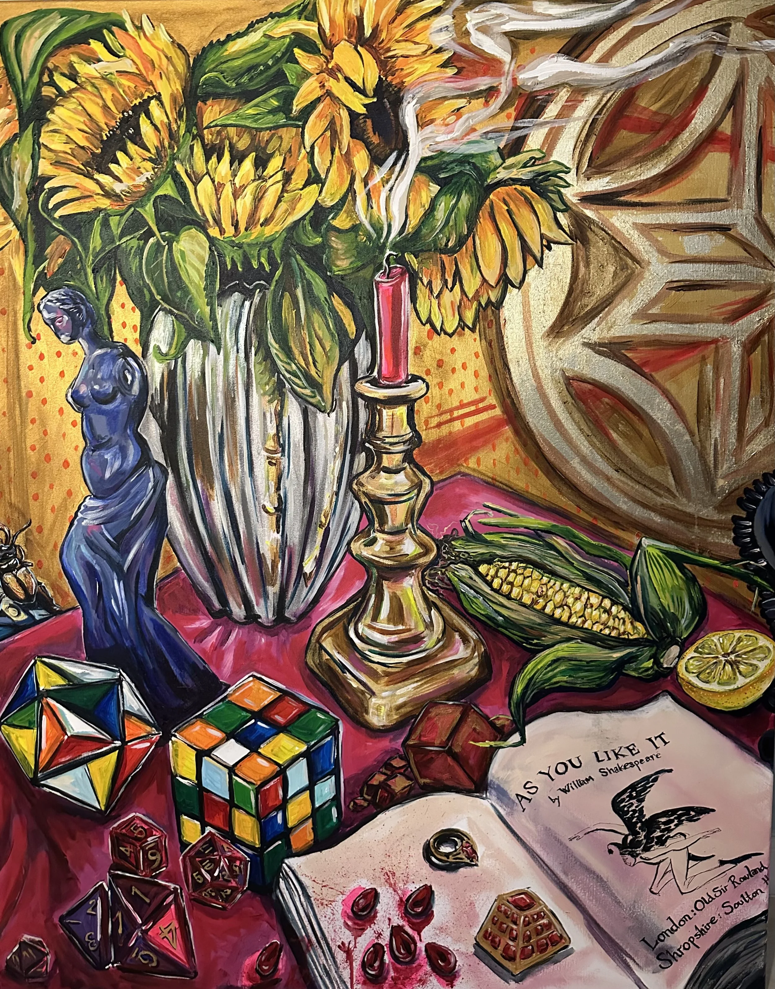 The Pomegranate's Legacy - Triptych Commission for Soulton Hall