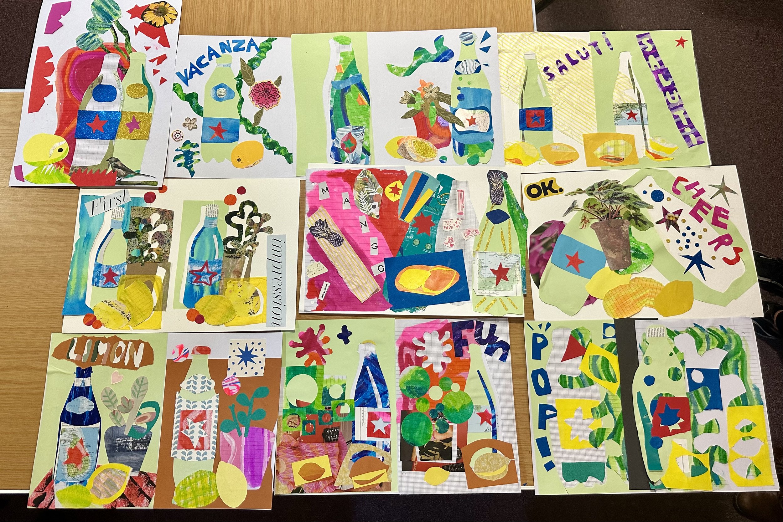Lucy Caddel art on a plate class Shrewsbury collages.jpeg