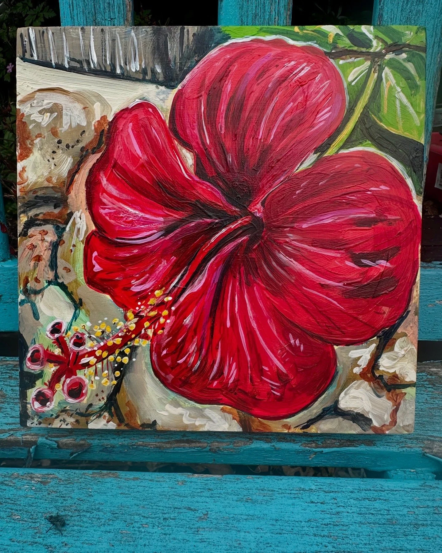 Red Hibiscus Flower