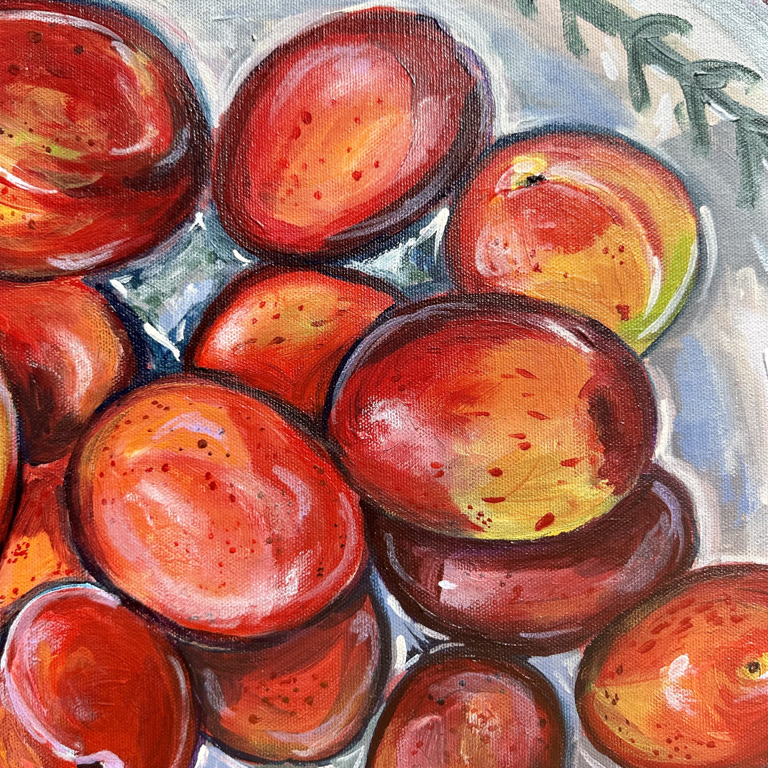 close up detail lots of red plums Lucy Caddel art.jpeg