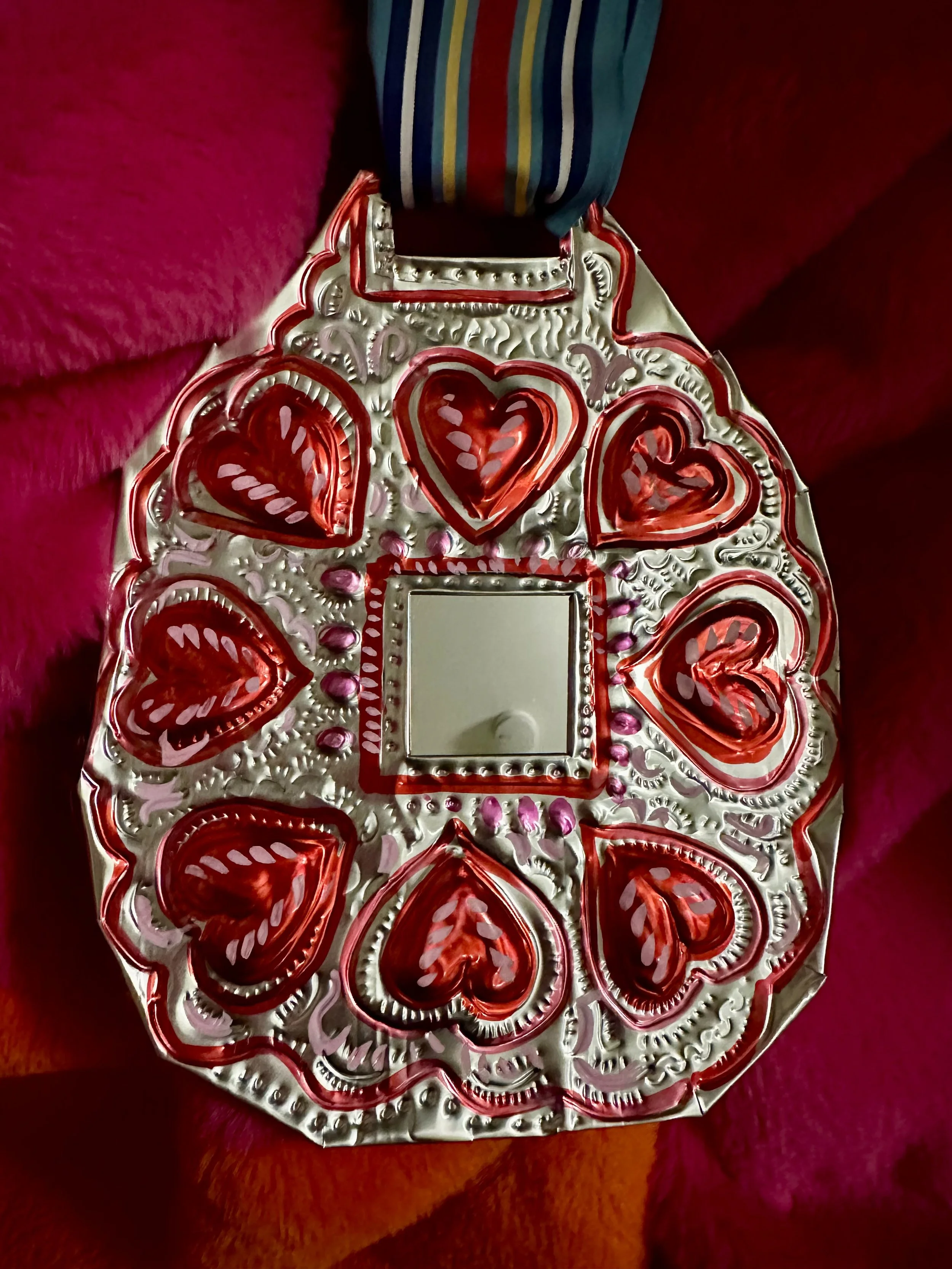 Hojalateria embossed metal frame (& painting)  -Dec 5th 2026