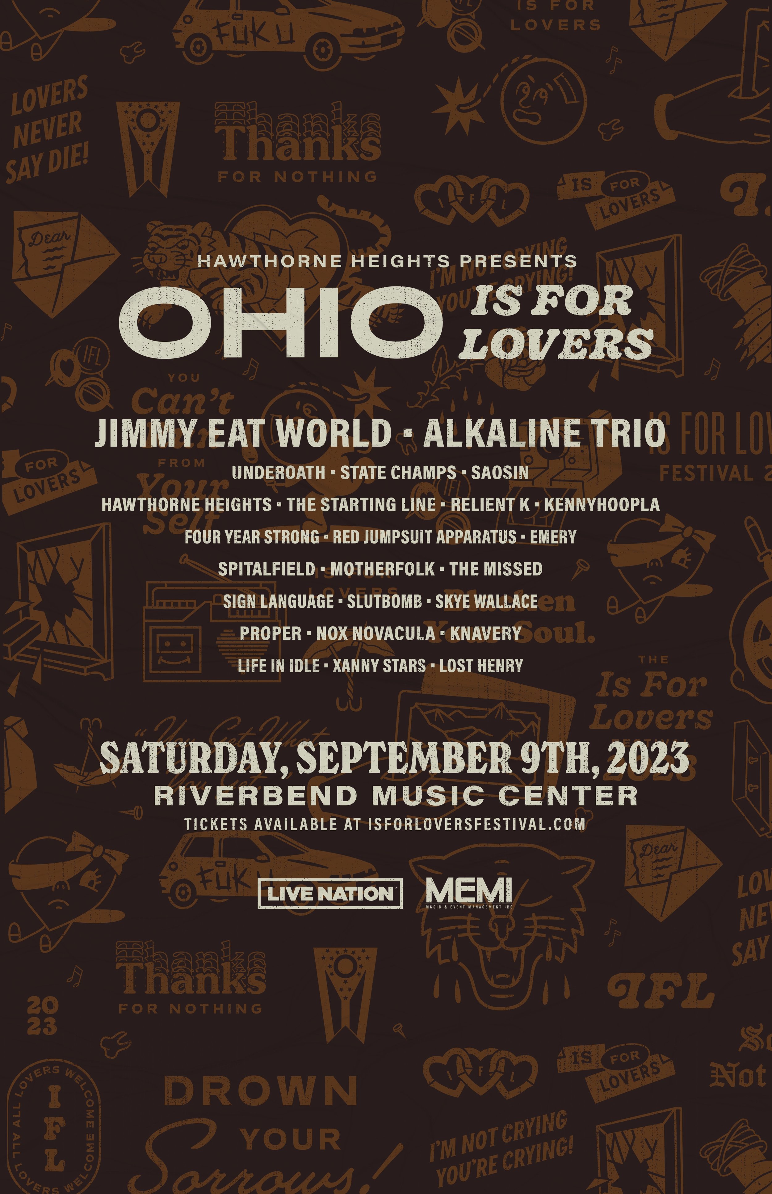 Ohio is for Lovers Festival Lineup 2024 Rock Your World! Festival 2024