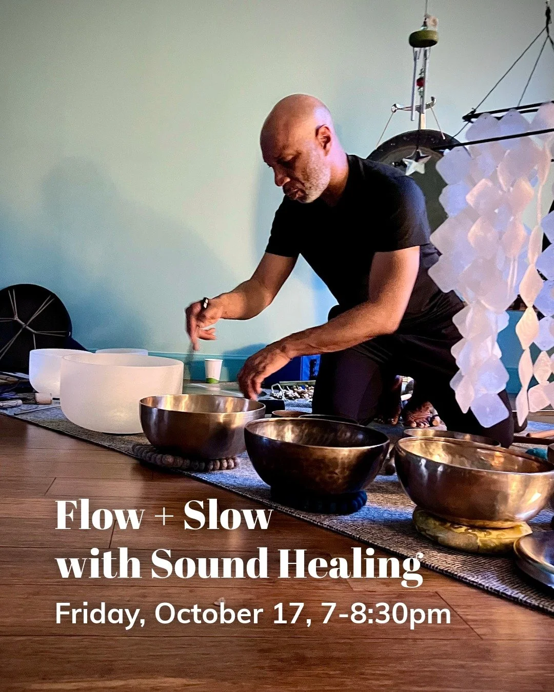 ✨ Lots of fun happenings this weekend to celebrate 27 years of MaMA ✨ Friday evening, join Annie and Ben for their signature Flow + Slow with Sound Healing journey. Saturday, Annie will be teaching you how to fly in an Arm Balance workshop, and on Su