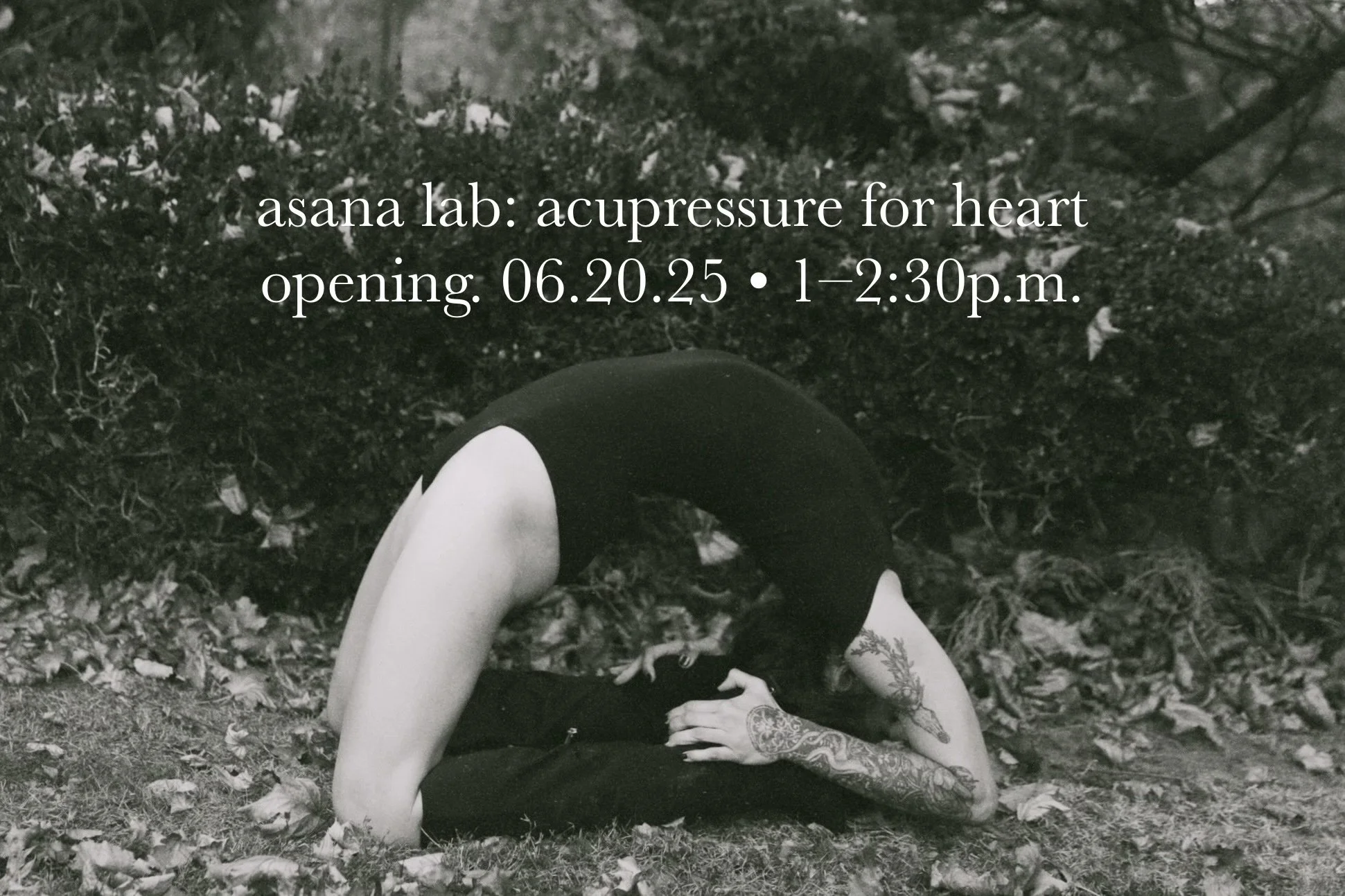 Asana Lab: Acupressure for Heart Opening