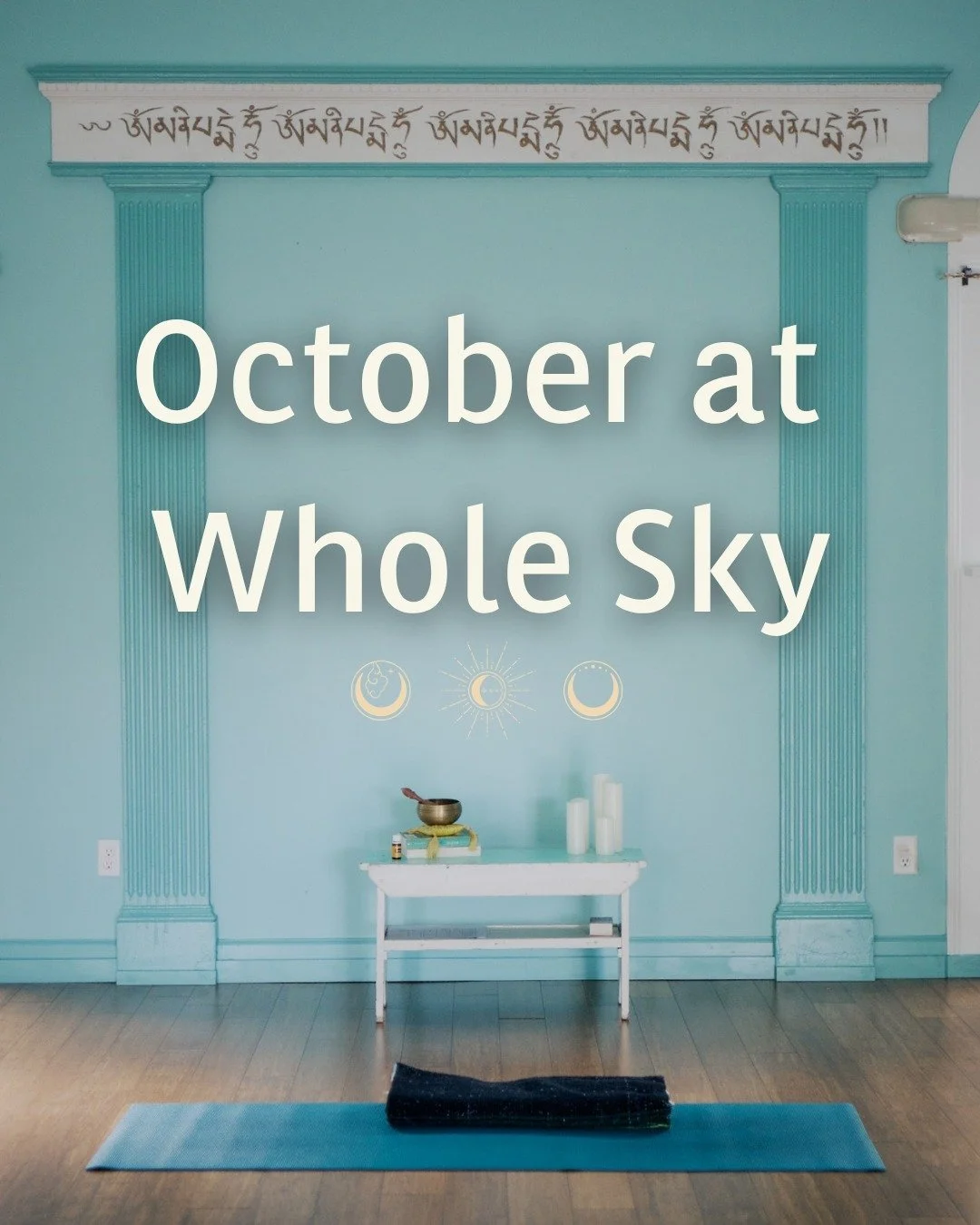 October at Whole Sky is a full one. 🌿

We're stepping into the season with new classes, nourishing workshops, good books, and the kind of gatherings that remind you why community matters.

Here's a peek at what's coming up this month &mdash; swipe t