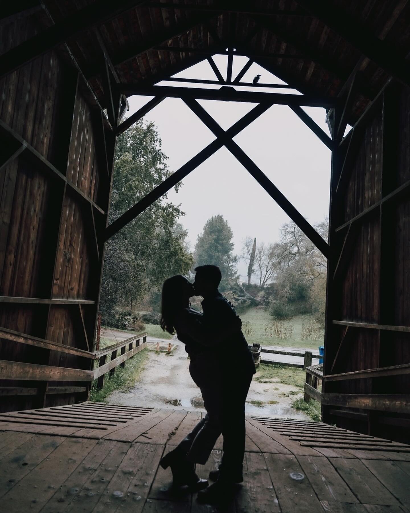 More from this fun rainy engagement session. The rain made this experience unforgettable!