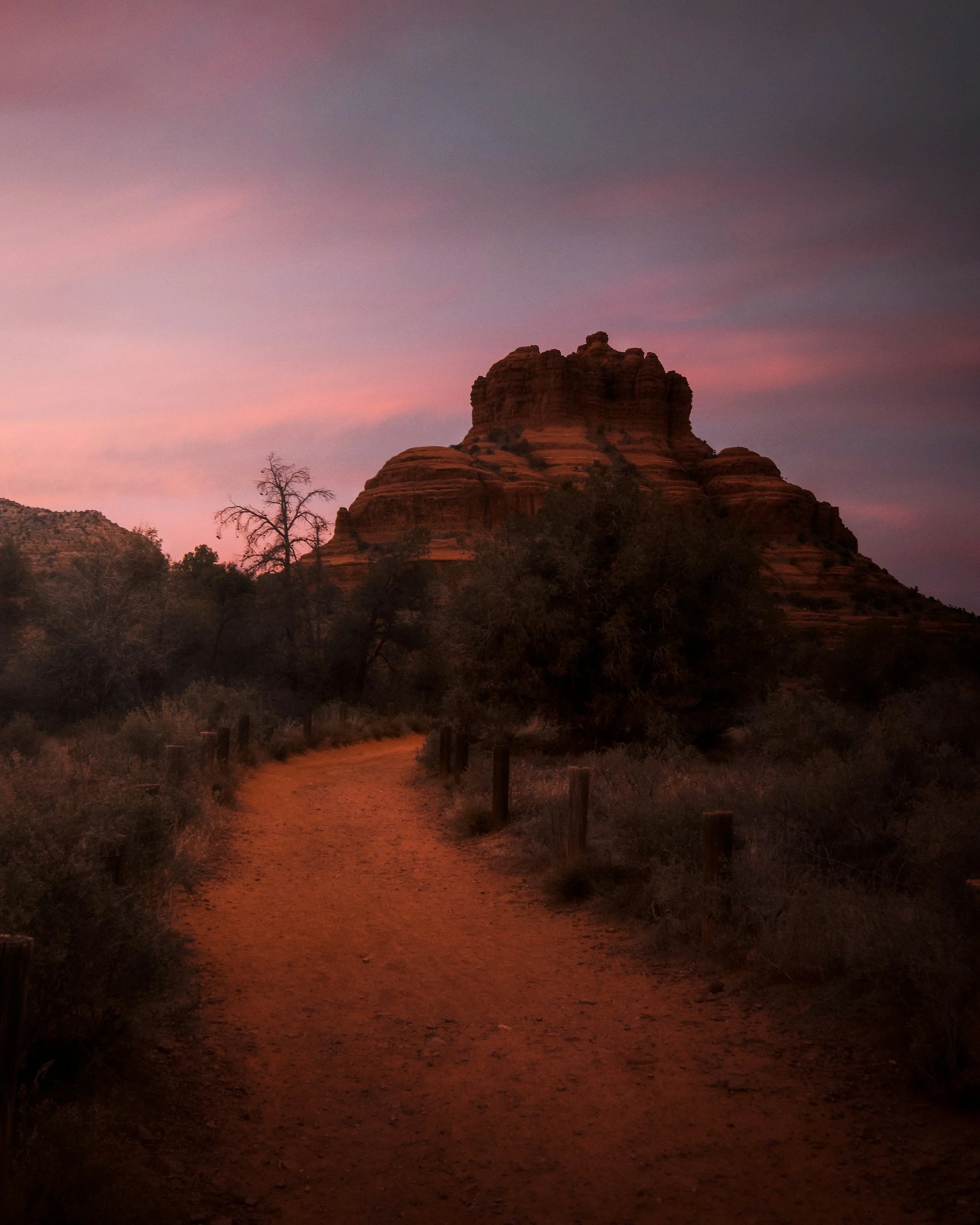 a morning sunrise at bell rock in sedona is unforgettable