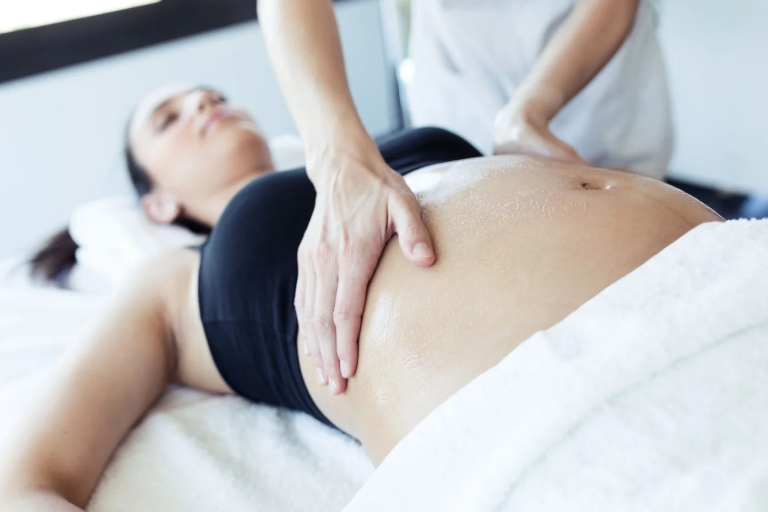 Supportive prenatal massage treatment in Sedona Arizona