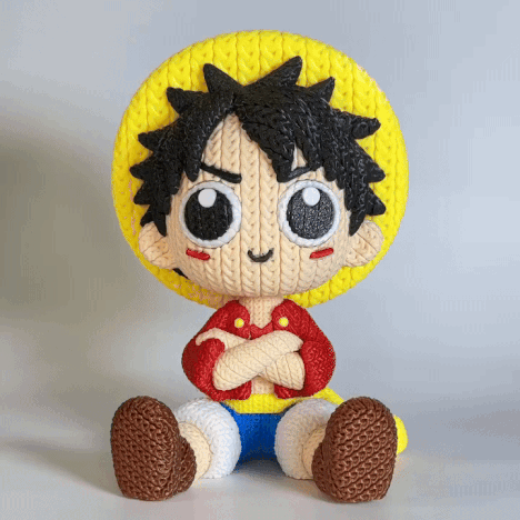 One Piece Luffy 3D Printed