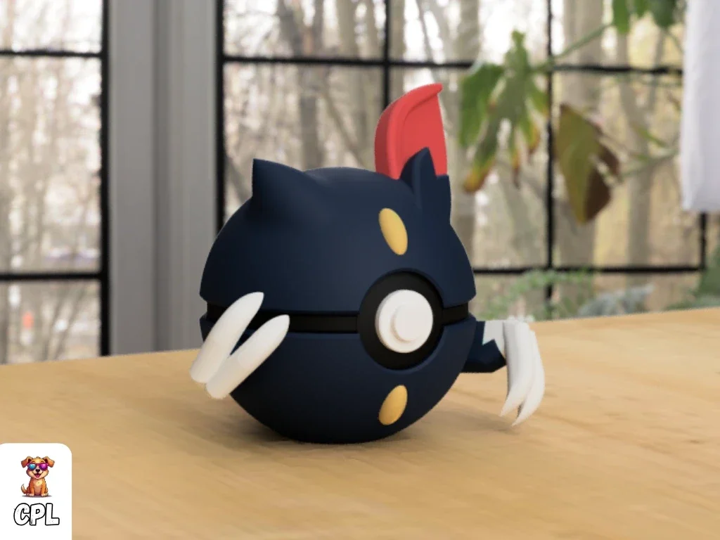 3D Printed Gen II Pokeball