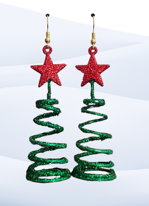 Spiral Tree Earrings