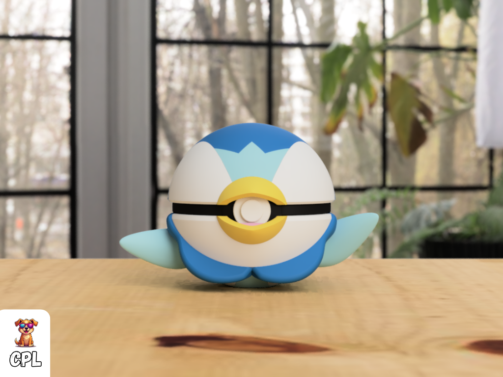 3D Printed Gen IV Pokeball