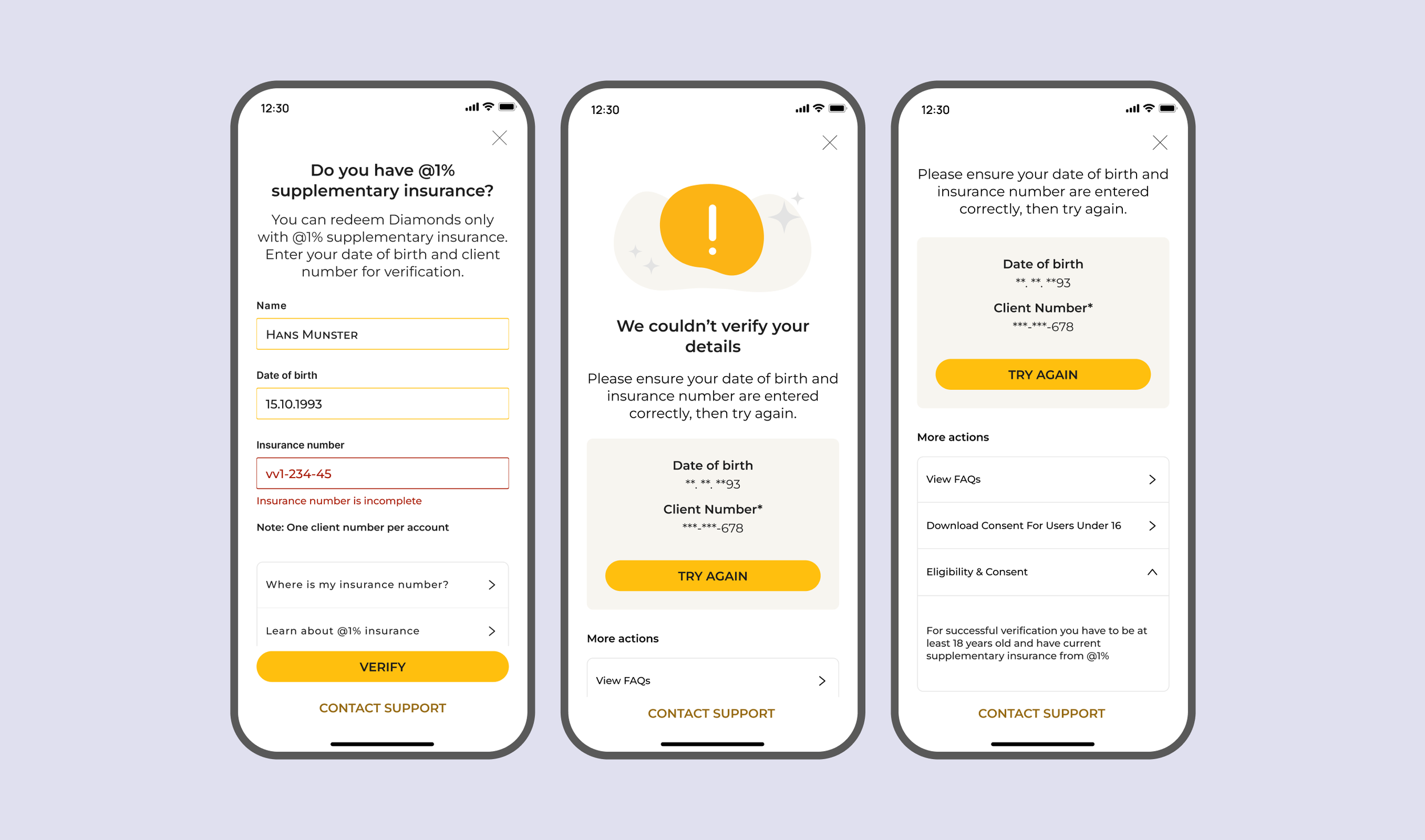 Insiurance Verification Flow
