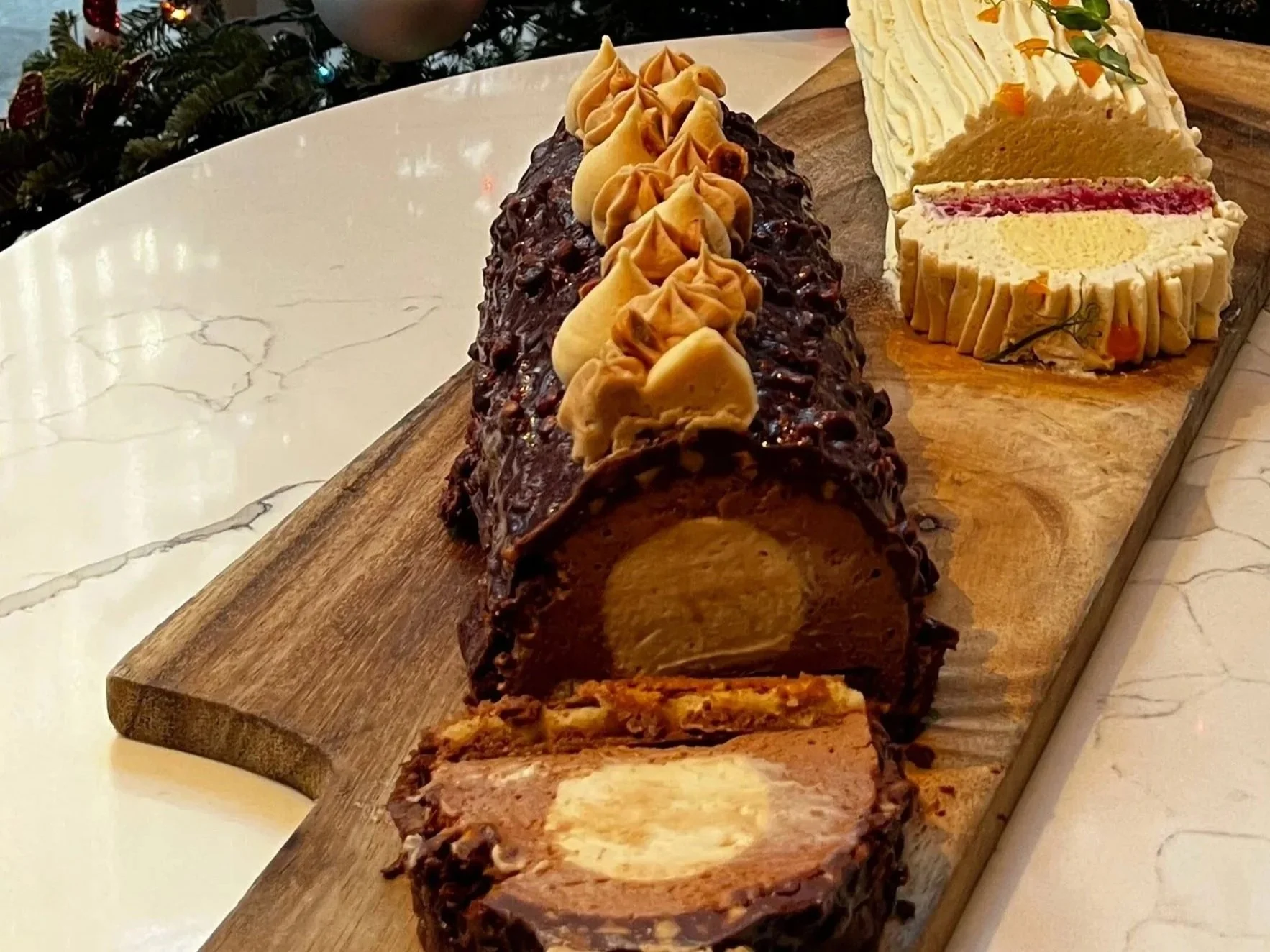 Hazelnut Bûche