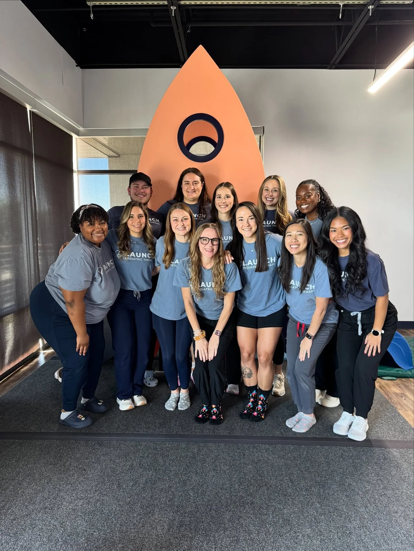 When your child comes to Launch, they don&rsquo;t just get a therapist, they get a team.

Our Speech, OT, and PT therapists collaborate daily to support the whole child. We share strategies, goals, and insight so progress feels consistent across sess