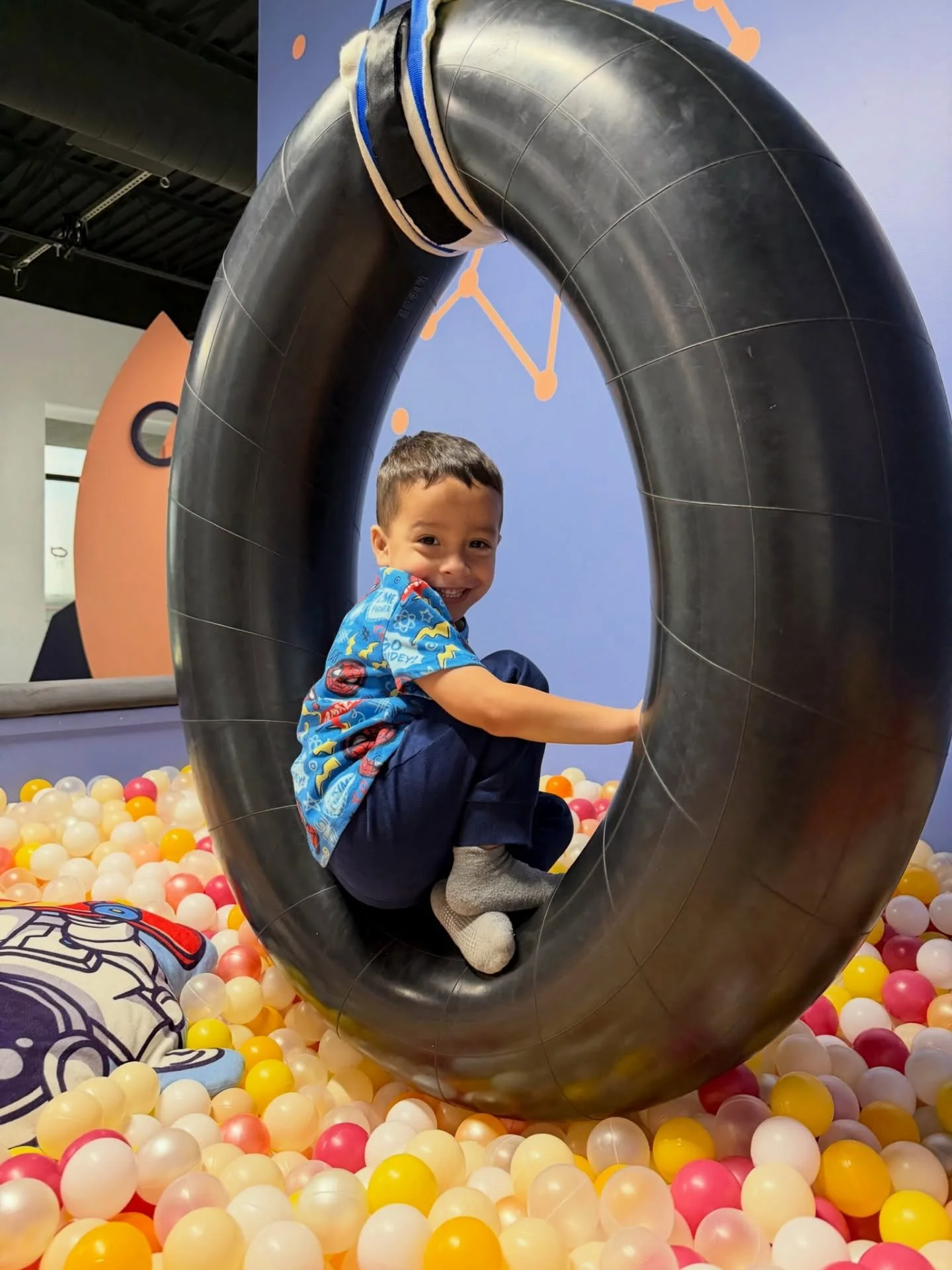 Spider-Man training in progress!

Swinging, balancing, and playing in the ball pit helps our little astronauts build core strength, coordination, and body awareness while having a blast. Therapy looks a lot like play around here! 🚀

#HoustonPediatri