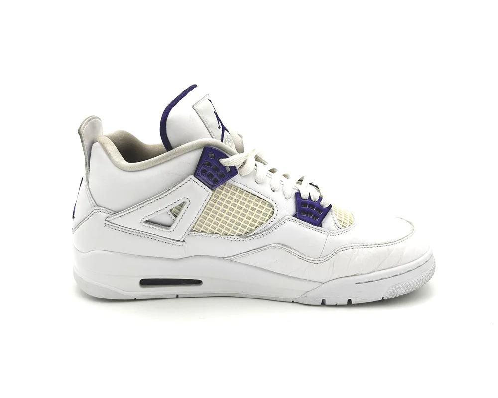 Jordan 4 GS Purple Metallic HOW GOOD ARE JORDAN 4 METALLIC PURPLE SNEAKERS?! (Early In  main image 3
