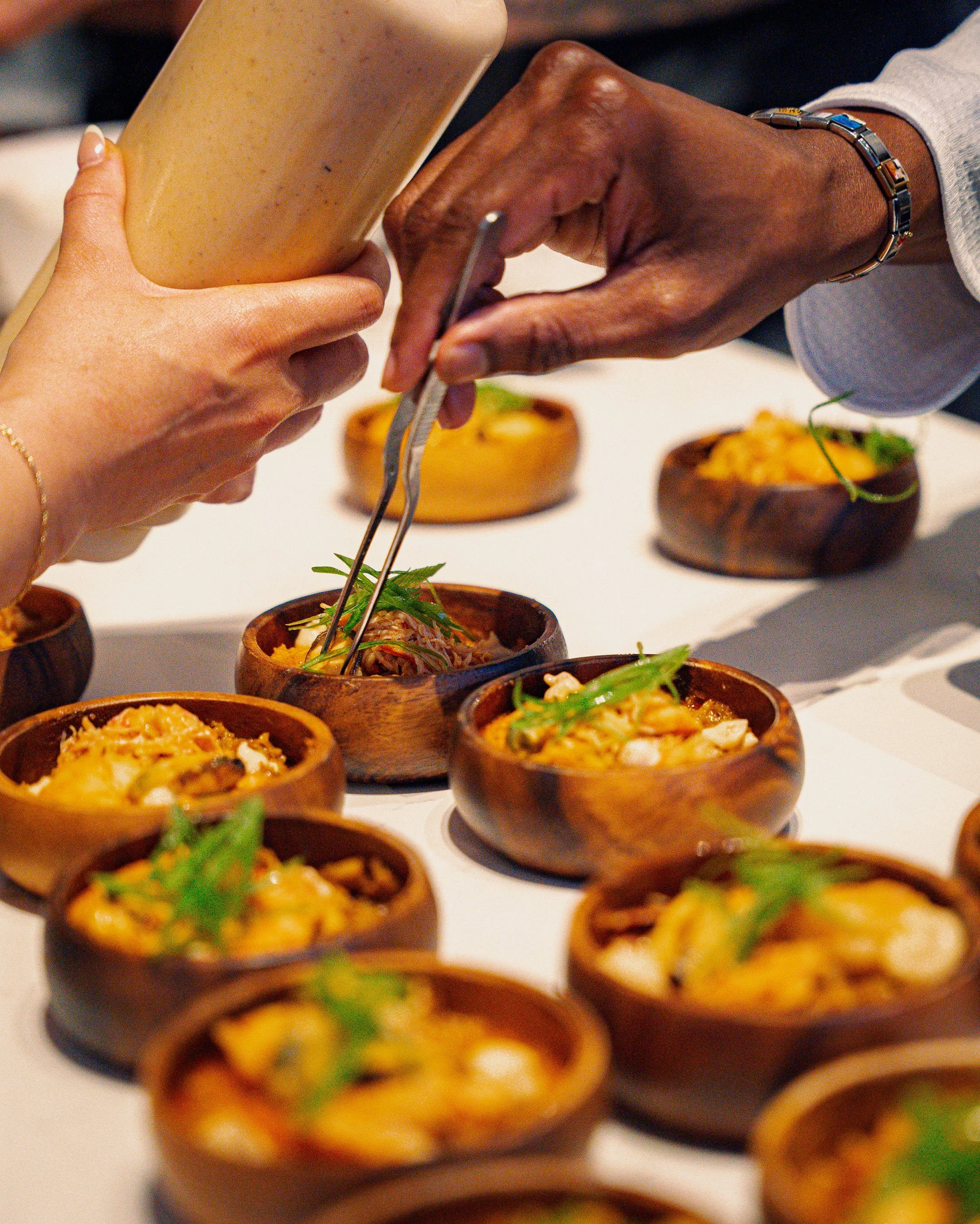 Luxury private chef experience for a small group at home