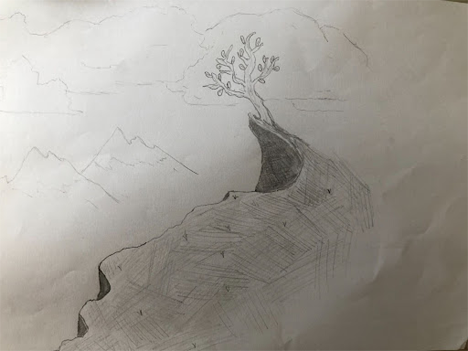 Original concept drawn on paper.