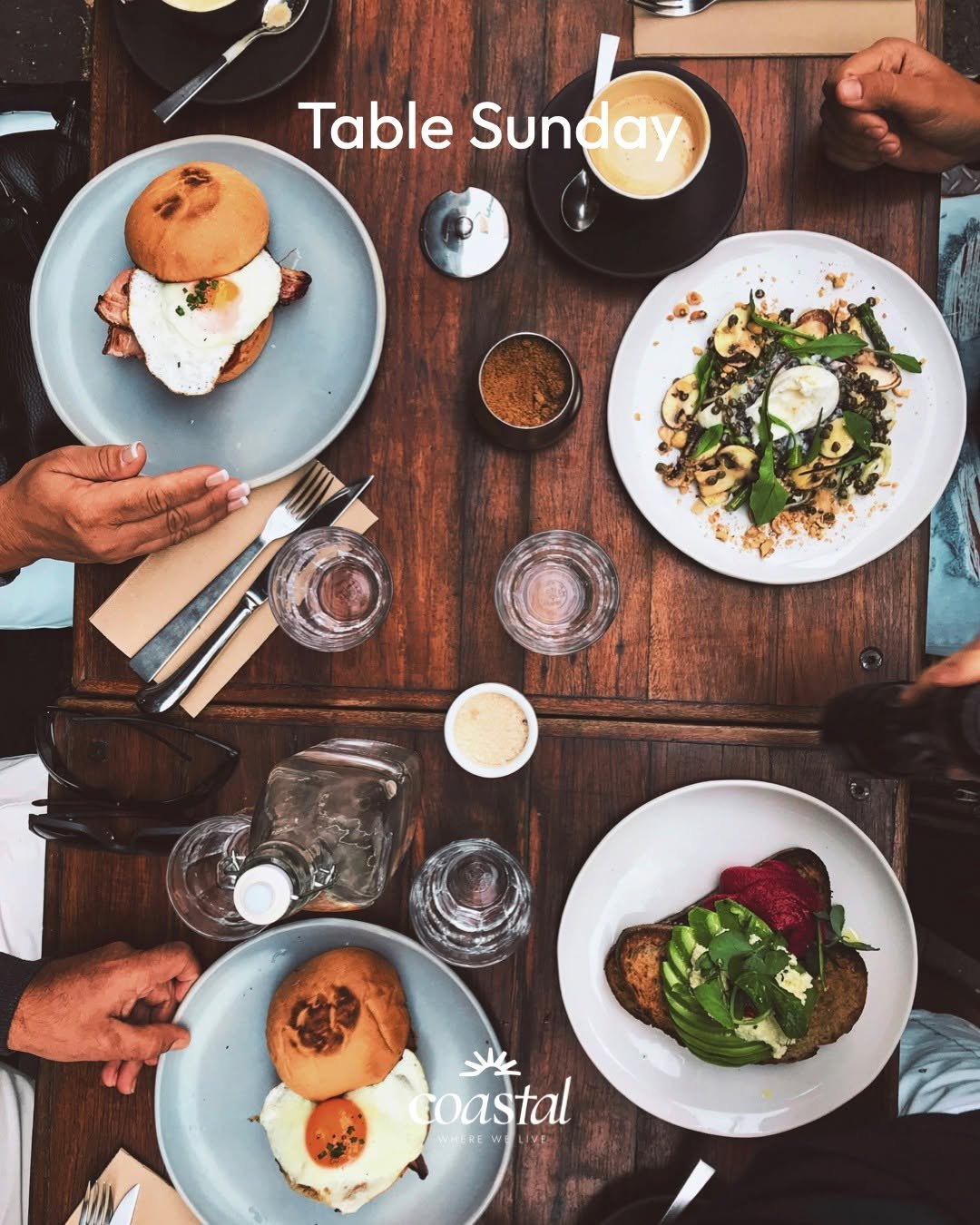 COASTAL | Table+
This week we're back for another Table+, this time at the Pennys' (DM for address). Come for food, fun, reflection and some planned kids' activity. Most of all, gather with us as we acknowledge and lean into the presence of Jesus in