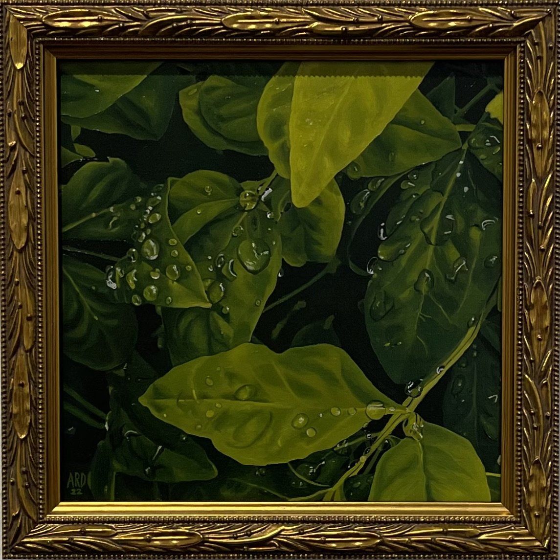 Ashleigh Sperry, 'Growth', Oil on linen mounted on aluminum, 6x6in, 2022; framed