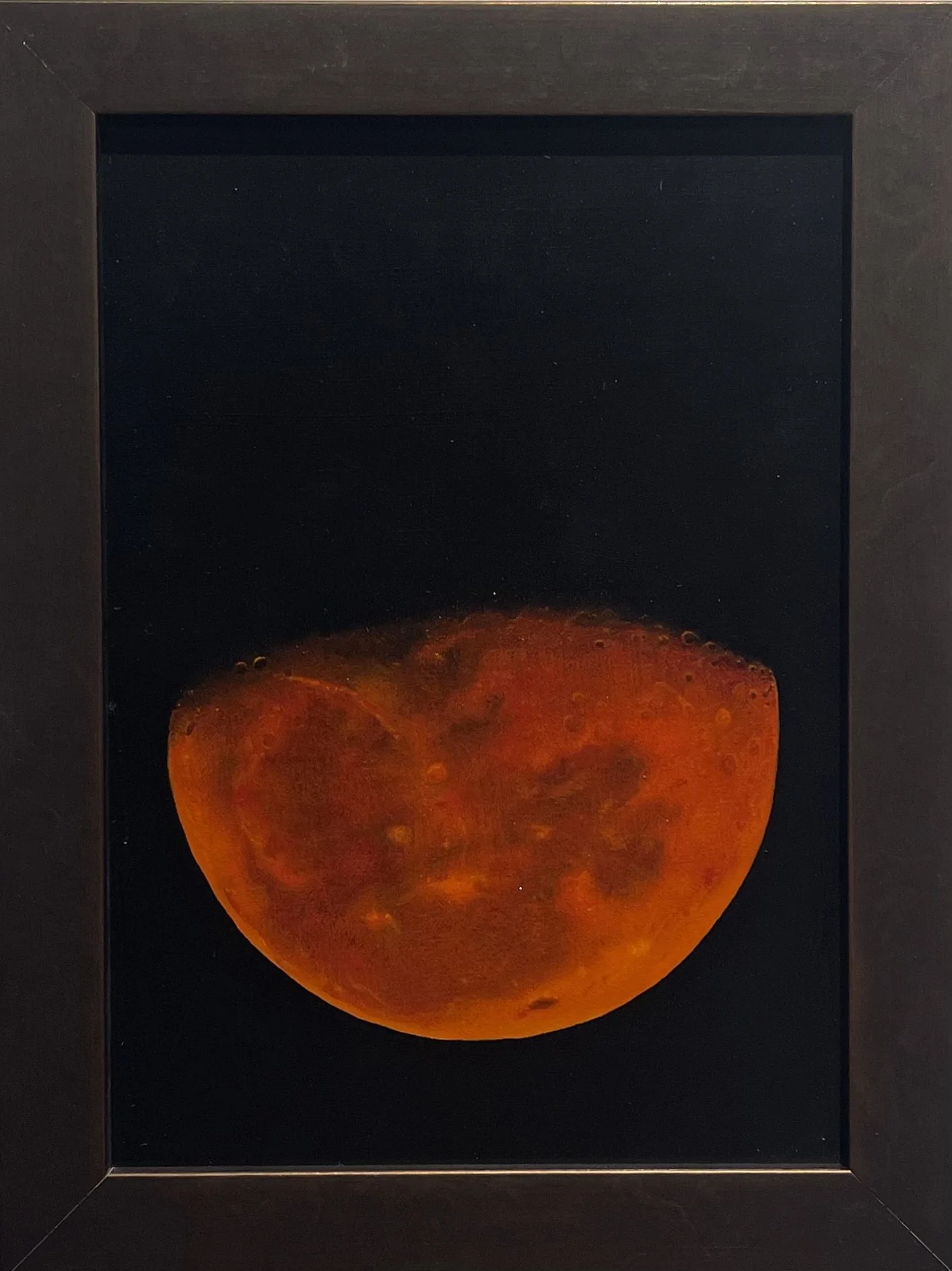 Ashleigh Sperry, 'California Wildfire', Oil on linen mounted on aluminum, 5x7in, 2022; framed