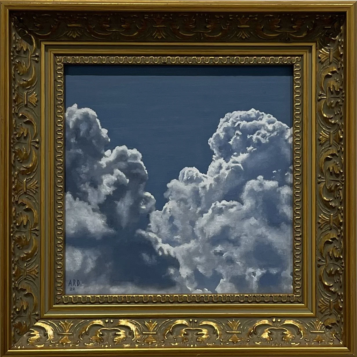 Ashleigh Sperry, 'Beginning', Oil on linen mounted on aluminum, 6x6in, 2022; framed