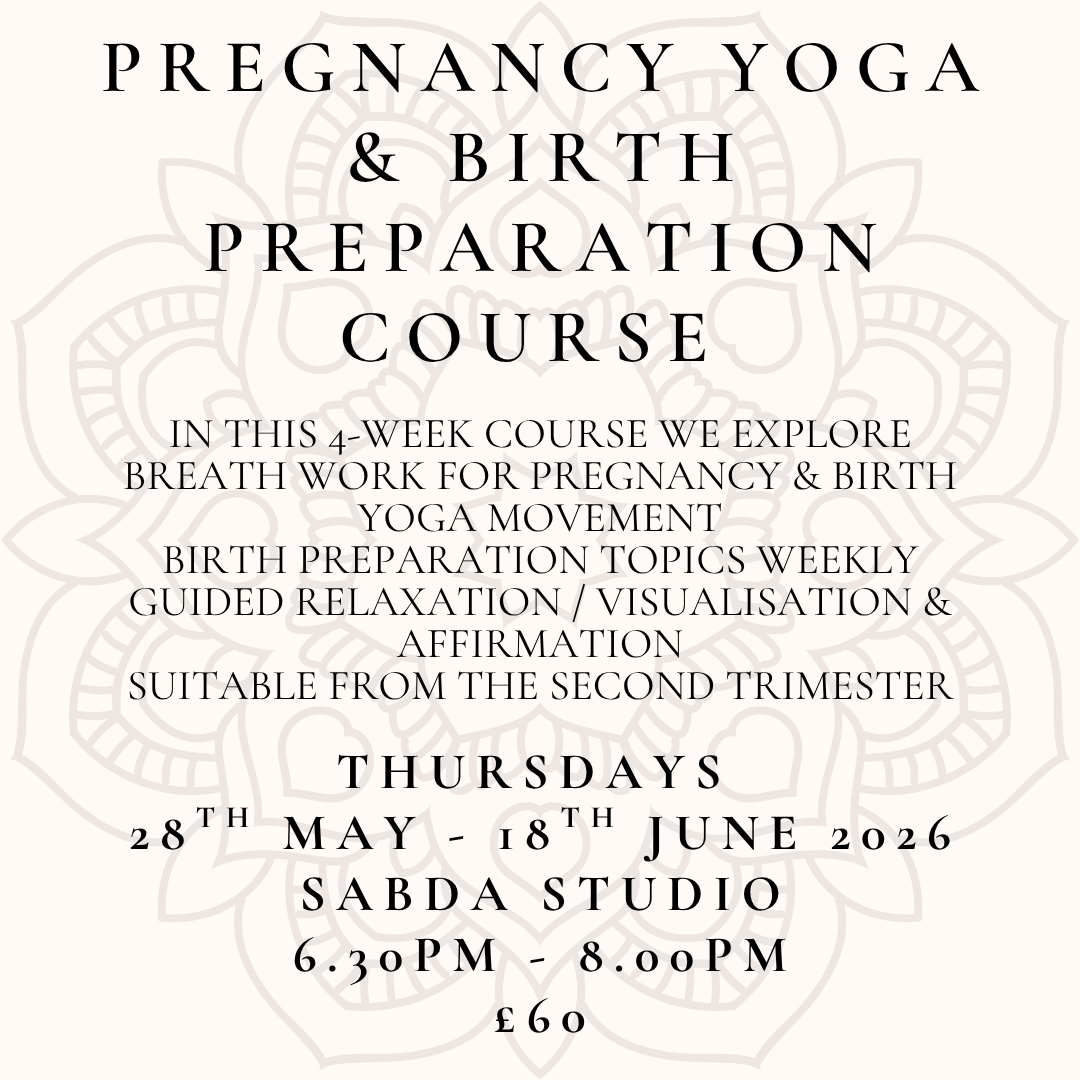 Pregnancy Yoga &amp; Birth Preparation 4-week Course 