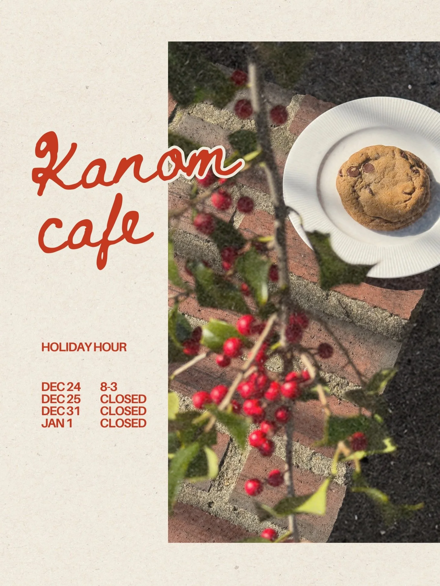 Happy Holidays
#kanomcafe #baltimorefoodie