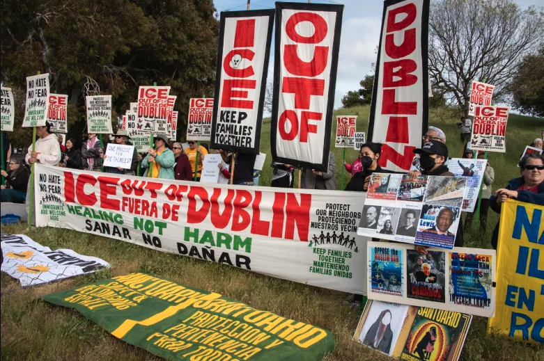 Activists host vigil at shuttered Dublin prison being eyed as ICE facility