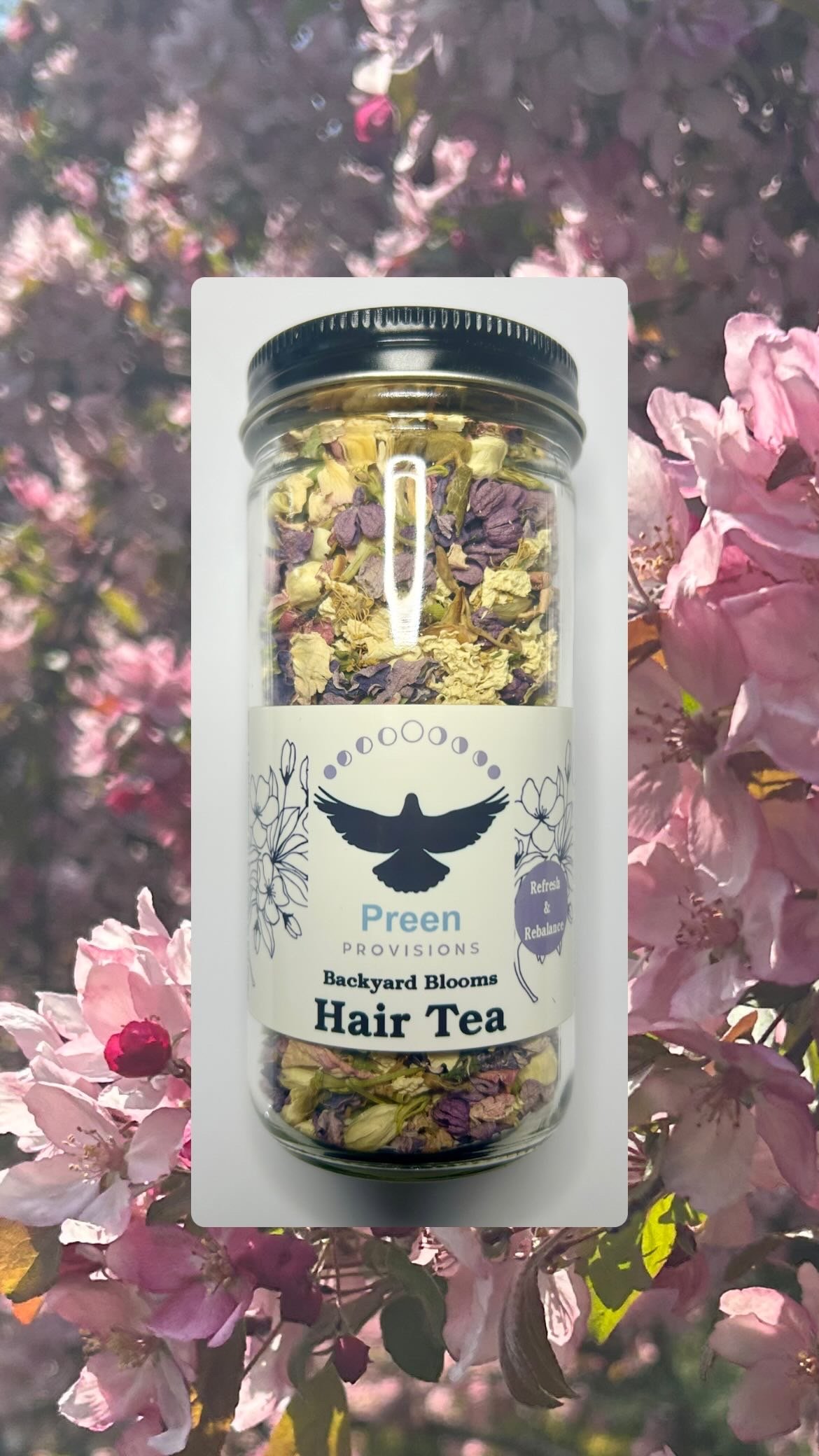 Backyard Blooms Hair Tea
