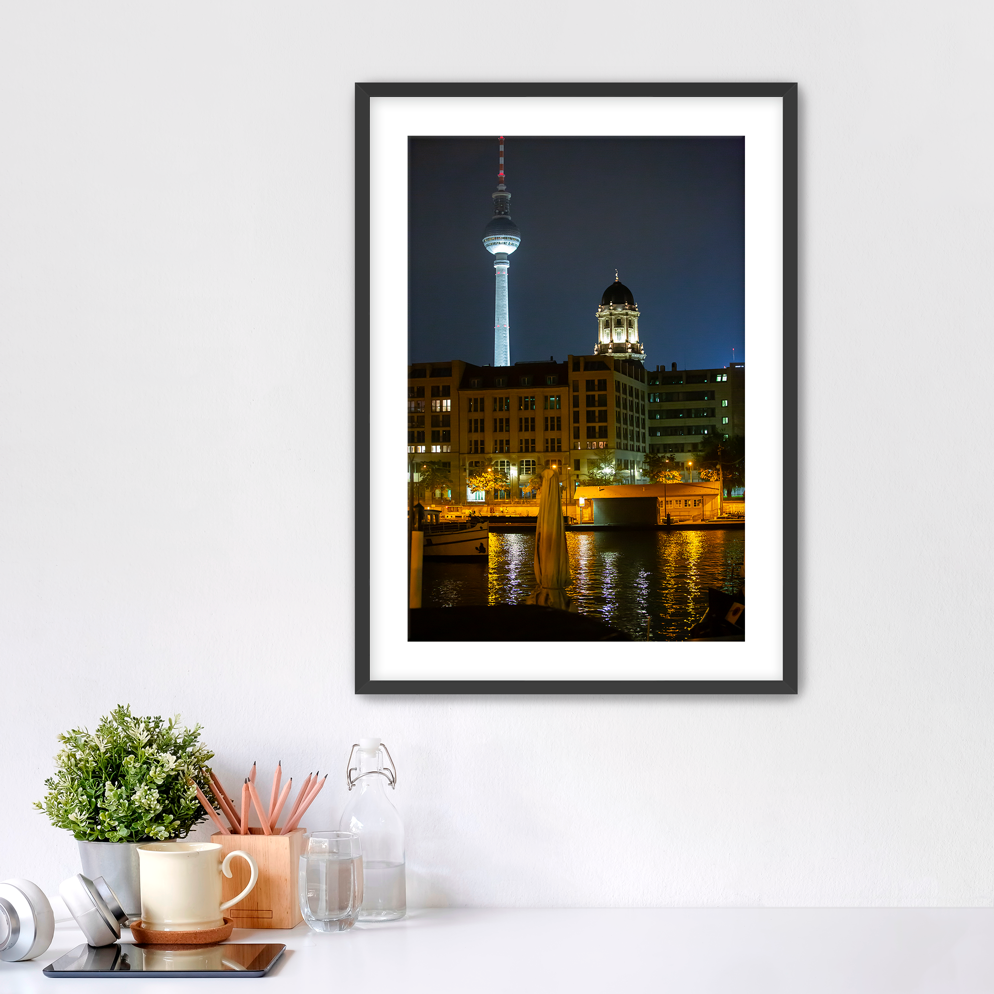 Berlin TV Tower Black Frame Mockup.png