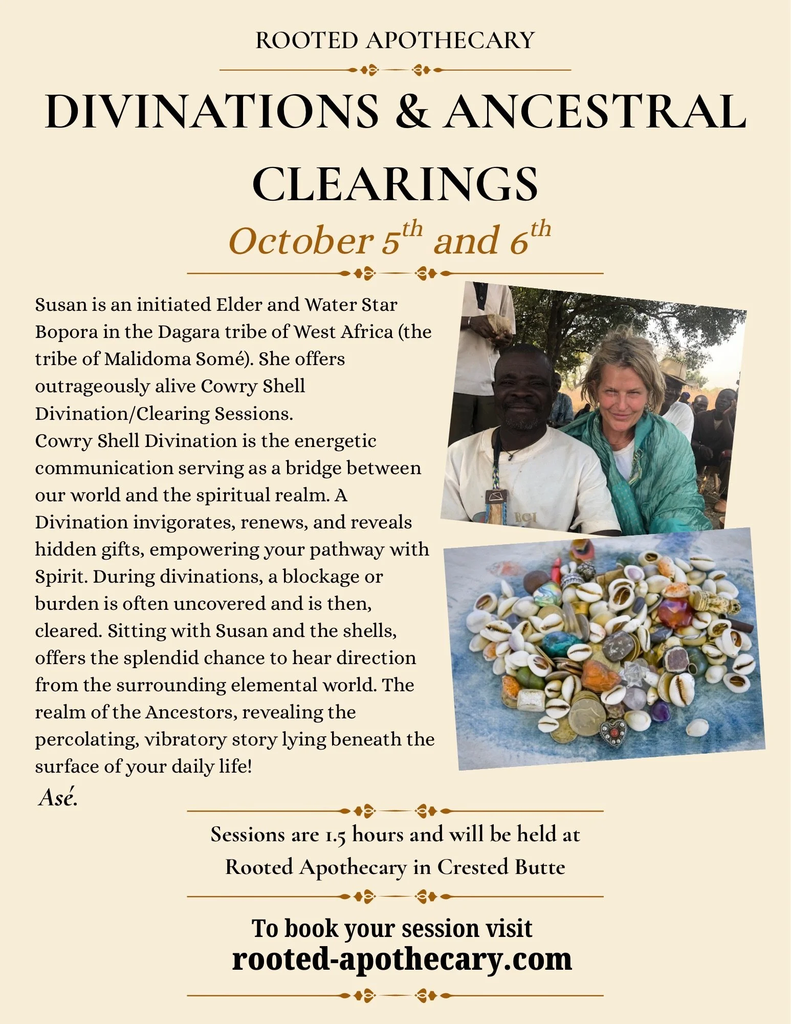 DIVINATIONS &amp; ANCESTRALCLEARINGS