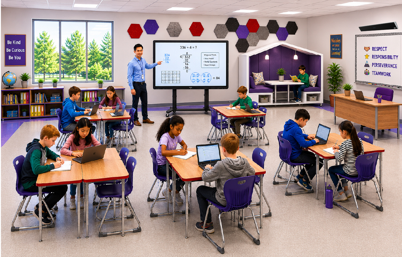 Reducing Cognitive Fatigue: Designing the K-12 Space for Neurodiversity 