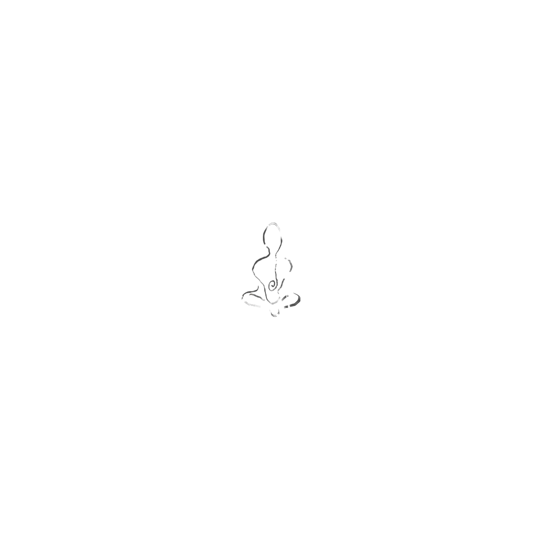 A logo with a stylized figure meditating in the center, surrounded by the text 'SUPPORT EVERY DISCOVER YOU'OUR' in a circular arrangement, on a black background.