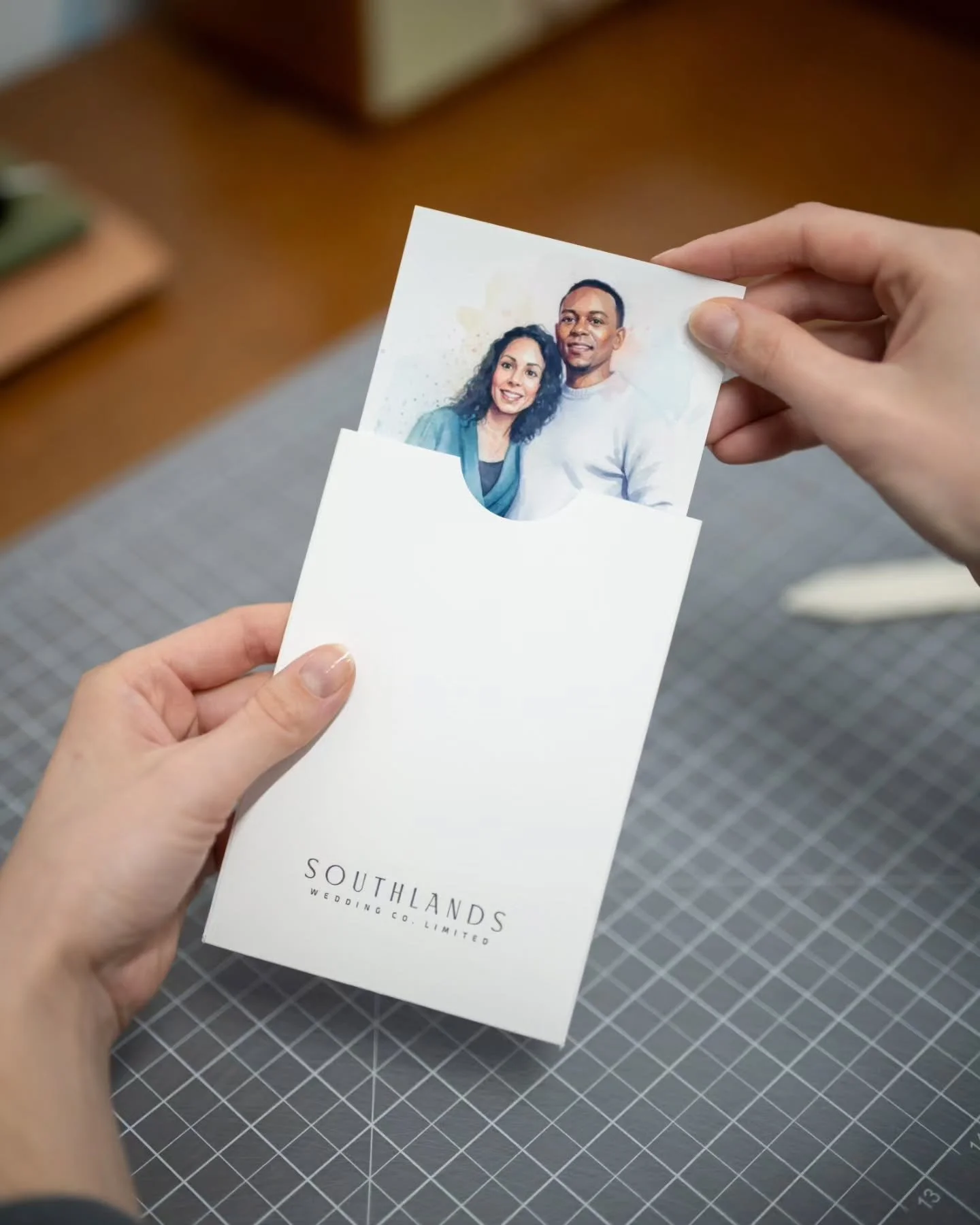 Every photo deserves a beautiful home.

Our Custom Keepsake Envelopes are hand crafted with thoughtful care and personalized with your names, wedding date, or custom monogram. Designed to hold multiple prints, they transform each photo into a meaning