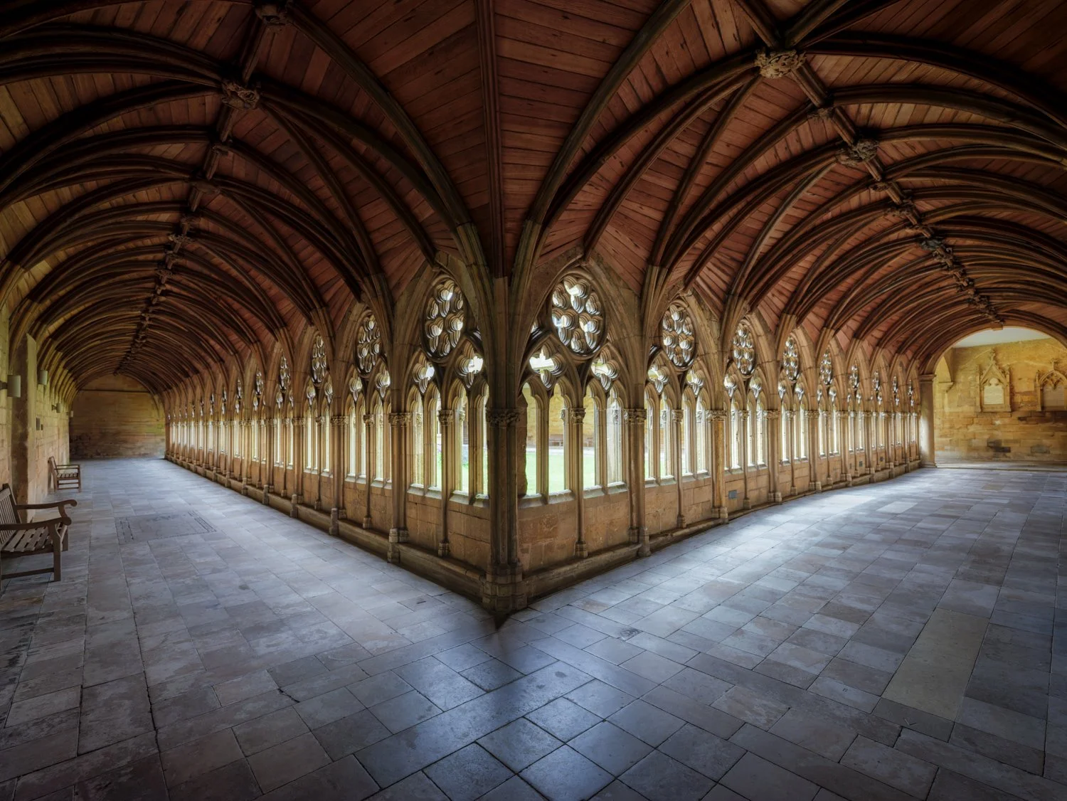 Lincoln Cathedral Cloisters