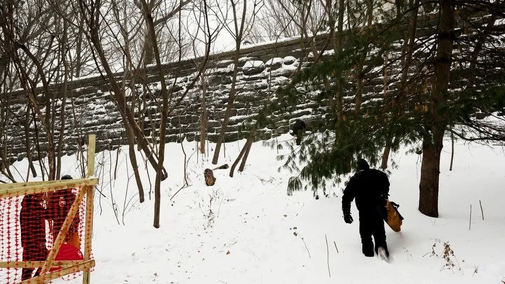 Sunday snow day at Riverside Park