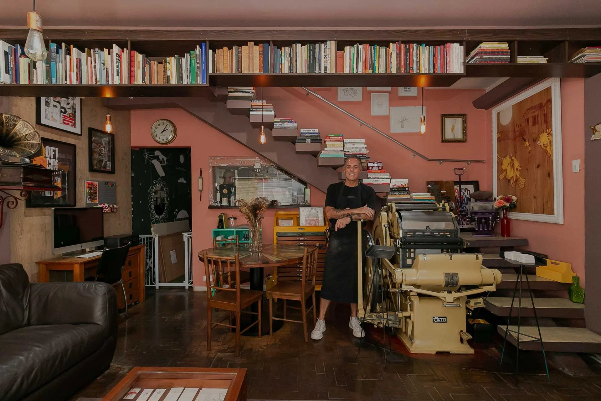 Retratos da Vizinhança: o ofício da tipografia por Marcos Mello