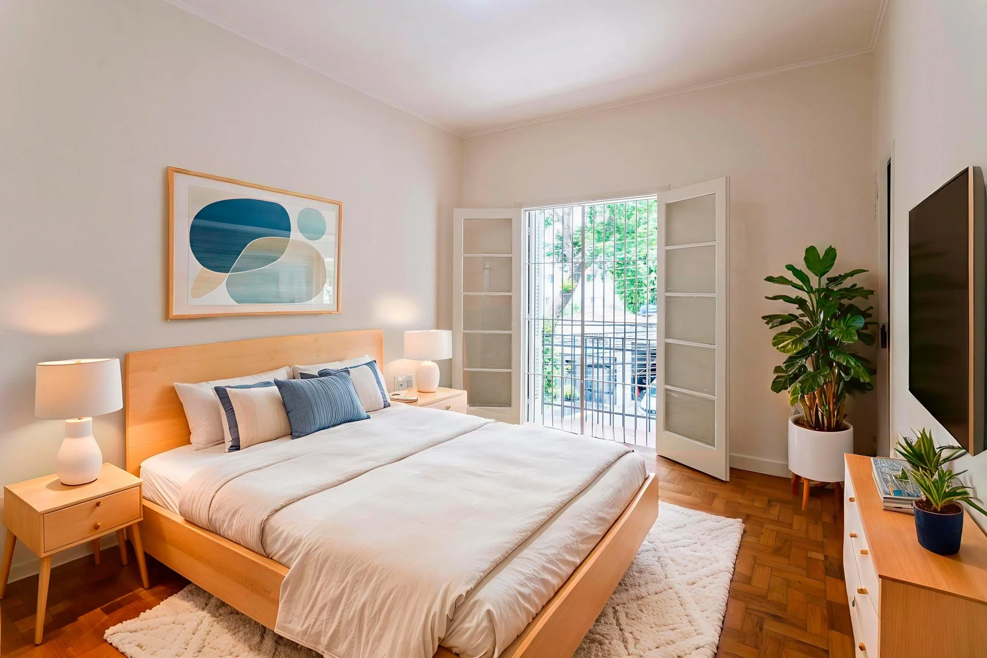 Imagem gerada por Inteligência Artificial com sugestão de decoração para fins ilustrativos.