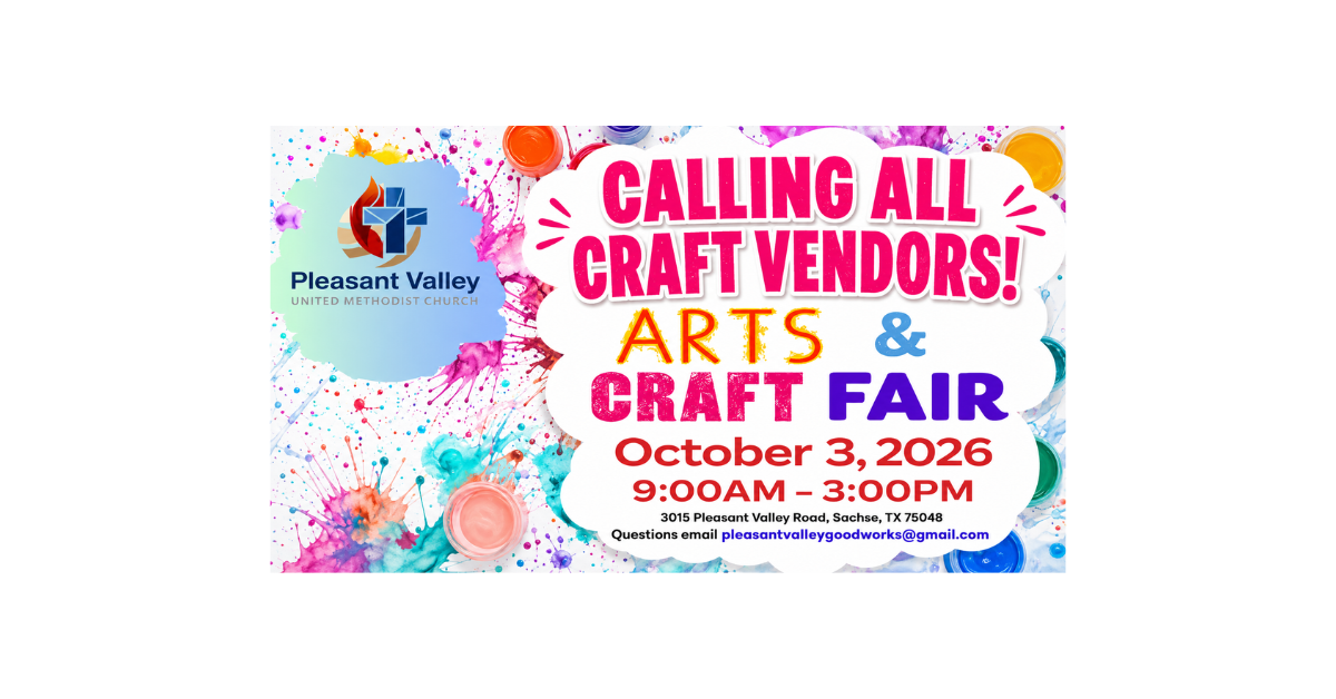 Calling All Craft Fair Vendors 