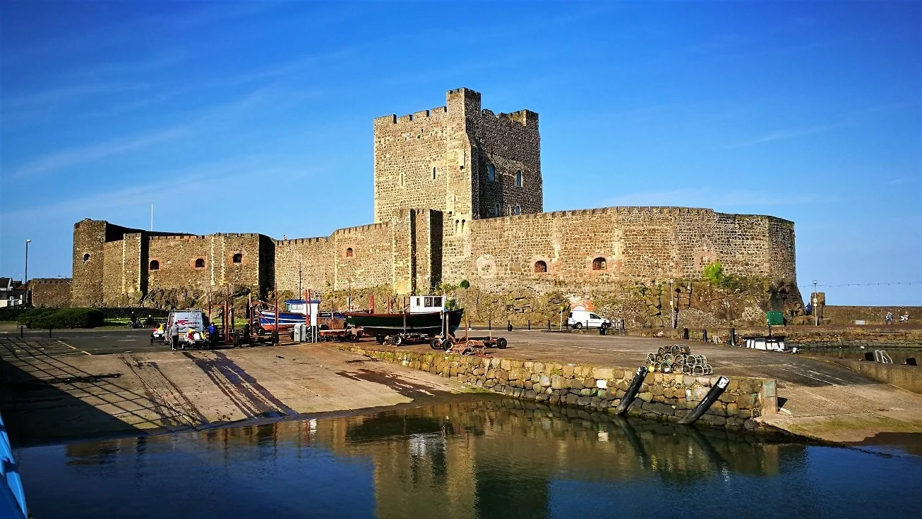 Carrickfergus Castle Belfast Lough Boat Keep Medieval Normans.jpg