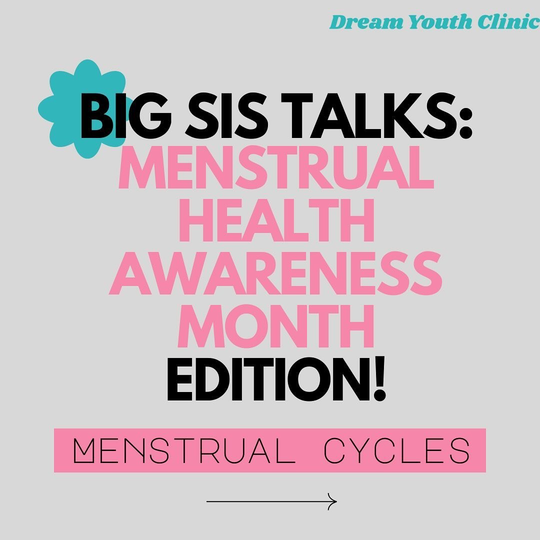 Heyyyy youth + community! 👋🏽👋🏾👋🏿 Coming atcha live with another #BigSisTalks - this time, it&rsquo;s National Menstrual Health Awareness Month Edition! How many of you can name every phase of the #MenstrualCycle ? We provided this guide on what