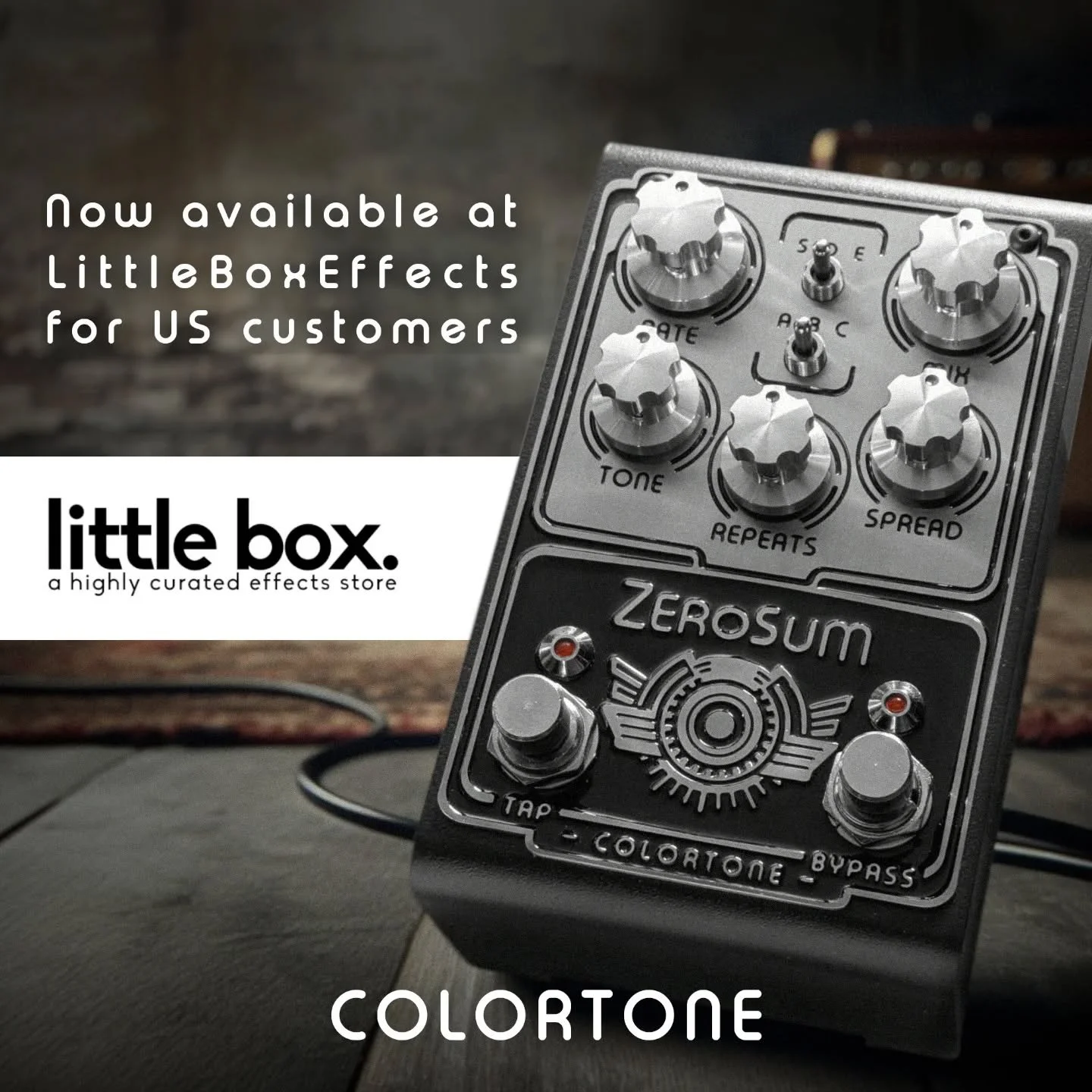 Colortone ZeroSum stock is now available at @littleboxeffects for our USA customers. 

We are excited to announce that we now have local Colortone stock available with our new friends at Little Box in the USA. 

As we only hand build small batches at