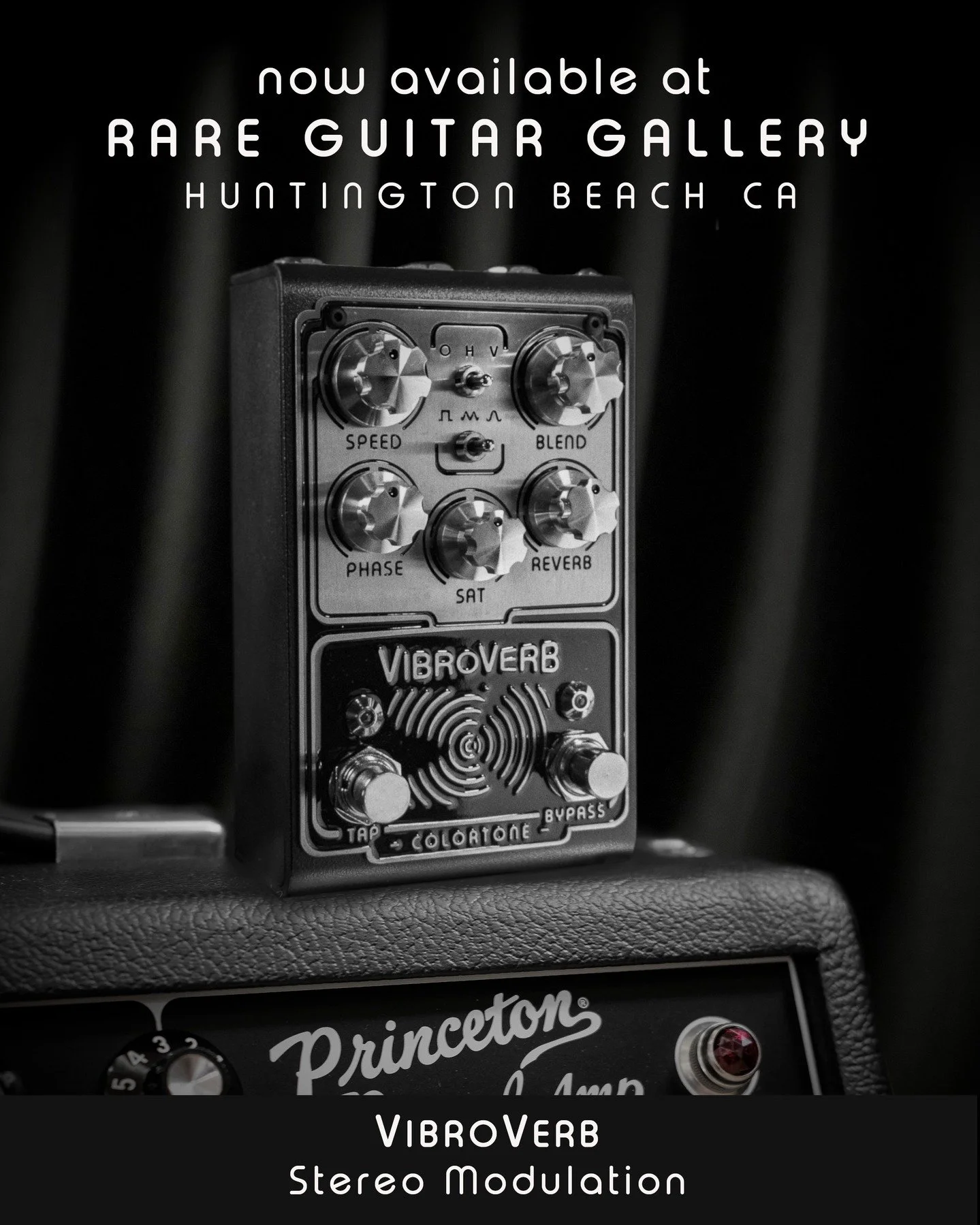 Colortone VibroVerb and ZeroZum pedals have just been restocked with our new friends at Rare Guitar Gallery in Huntington Beach - California. 

Check them out instore at @rareguitargallery 

#colortonepedals #guitarpedals #guitarshop #guitardealer #H