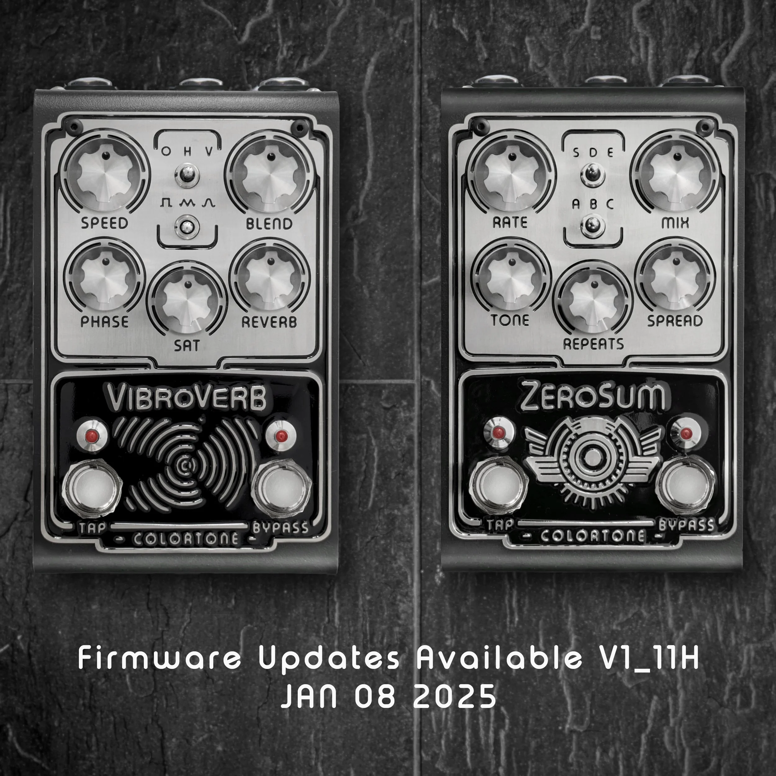 Important Firmware Update for ZeroSum and VibroVerb - V1.11H