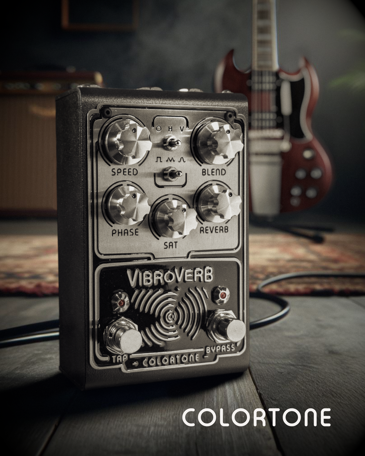 Colortone VibroVerb Stereo Modulation Pedal — COLORTONE2