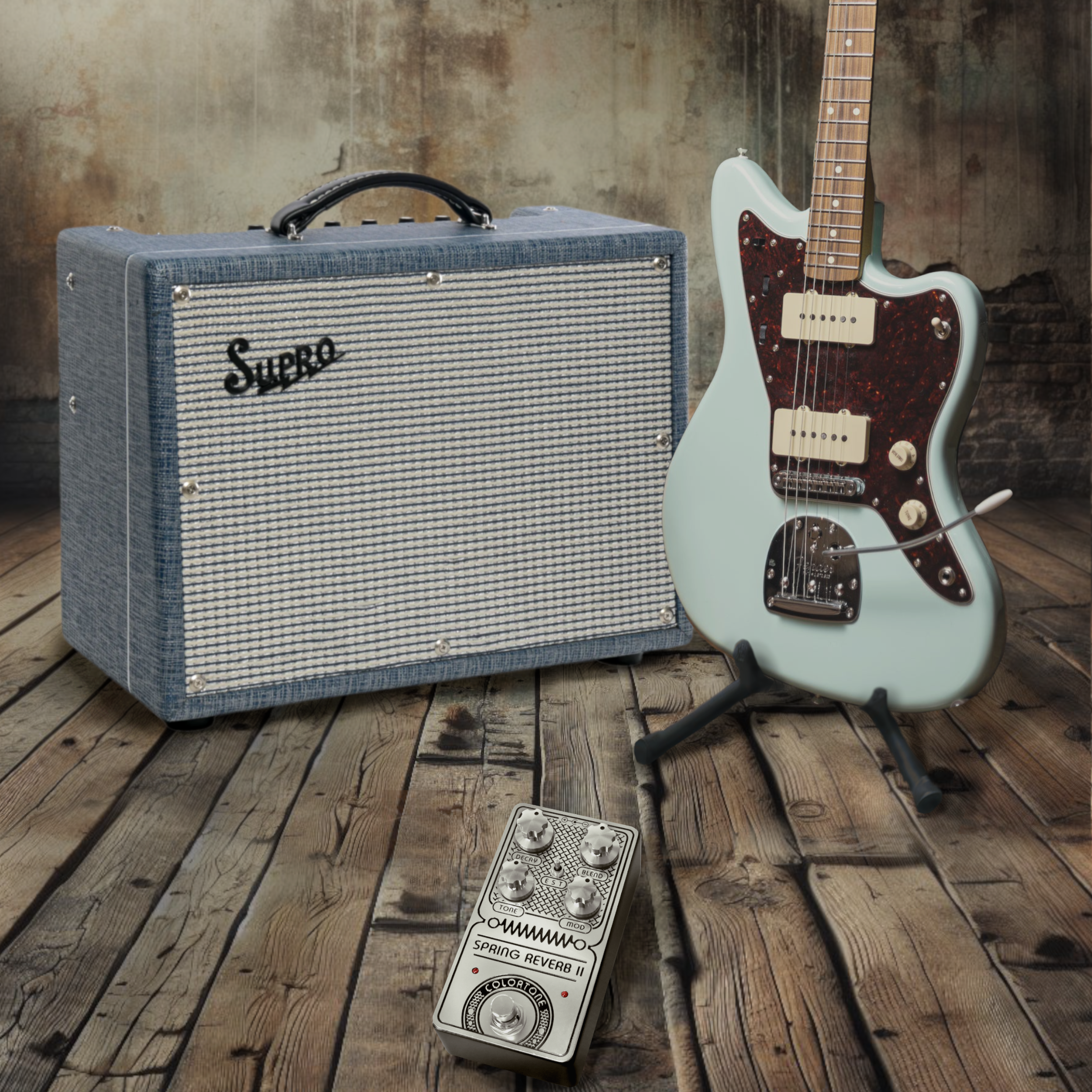 Fender Jazzmaster Supro Colortone Pedal