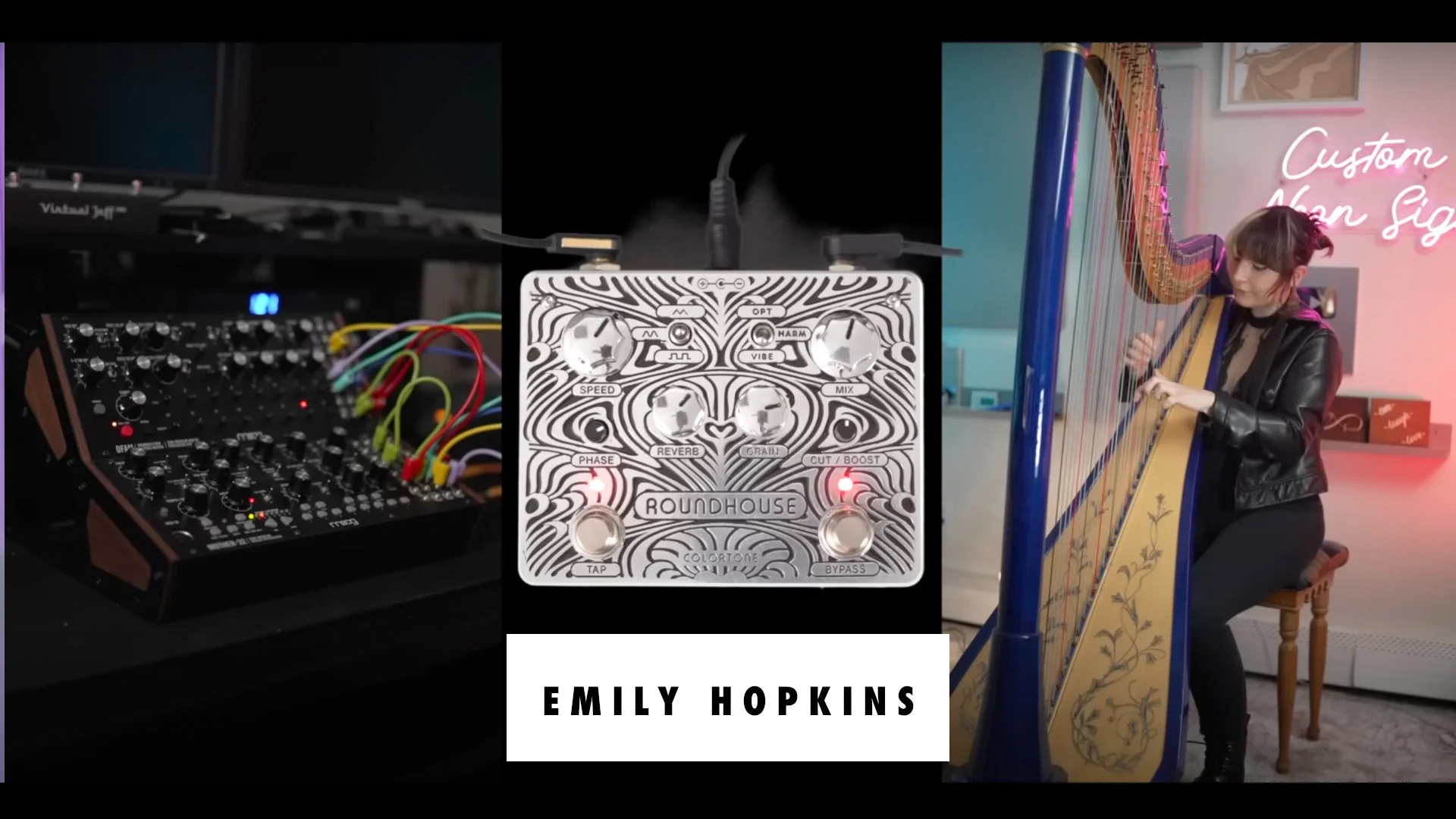 Emily Hopkins - Colortone Roundhouse modulation guitar pedal